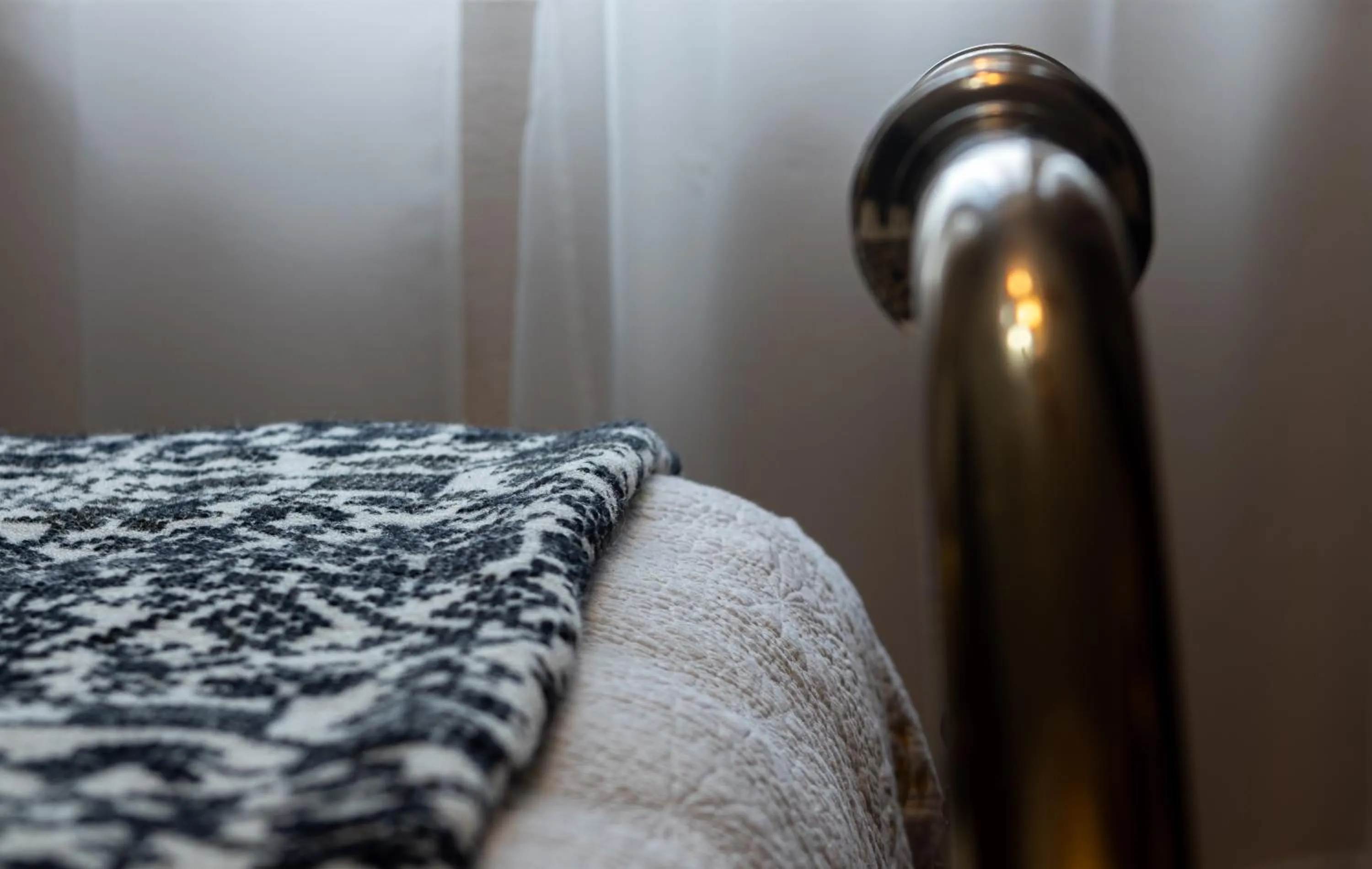Decorative detail, Bed in Casa Maricela B&B