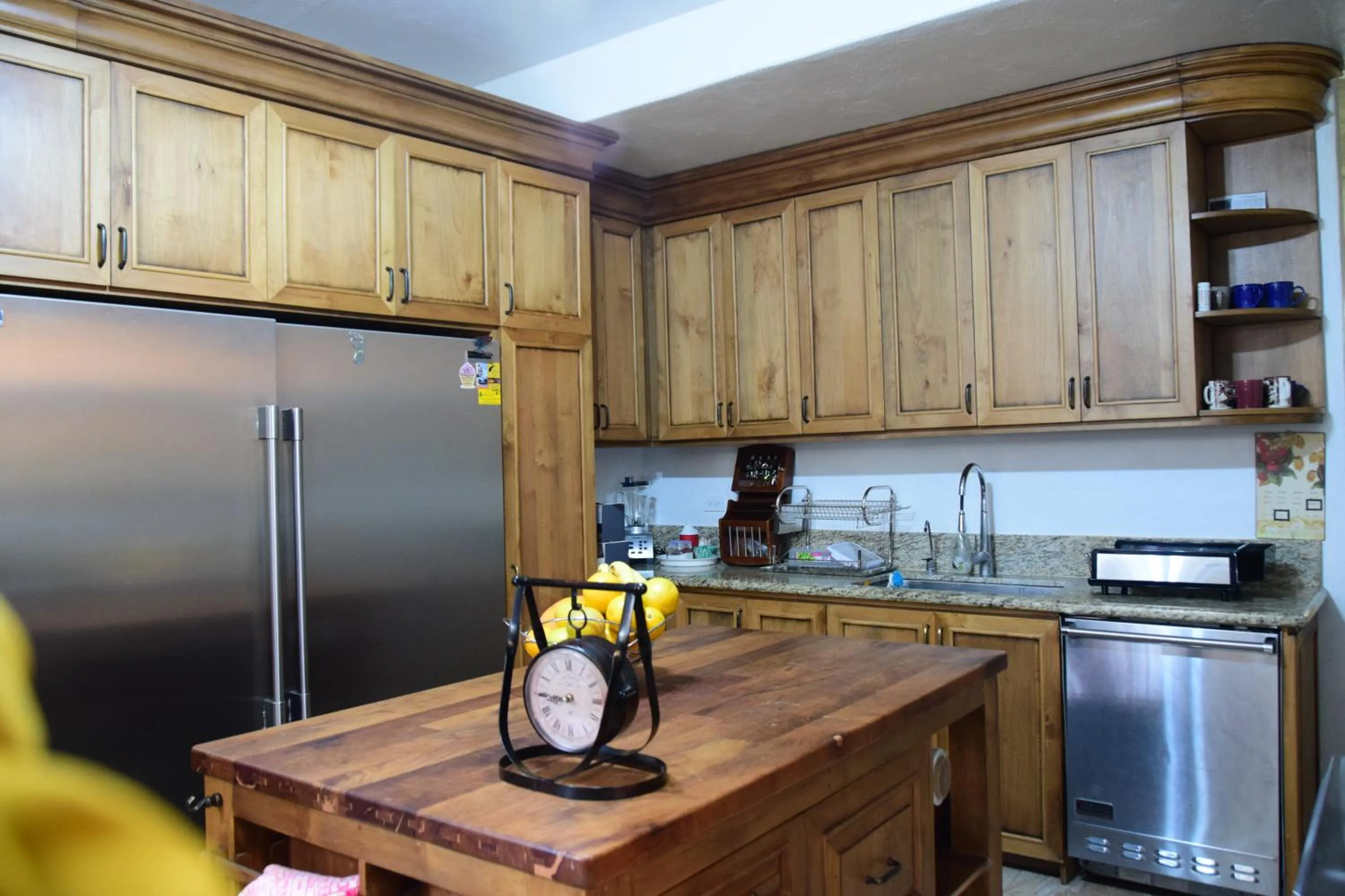 Kitchen or kitchenette in Casa Maricela B&B