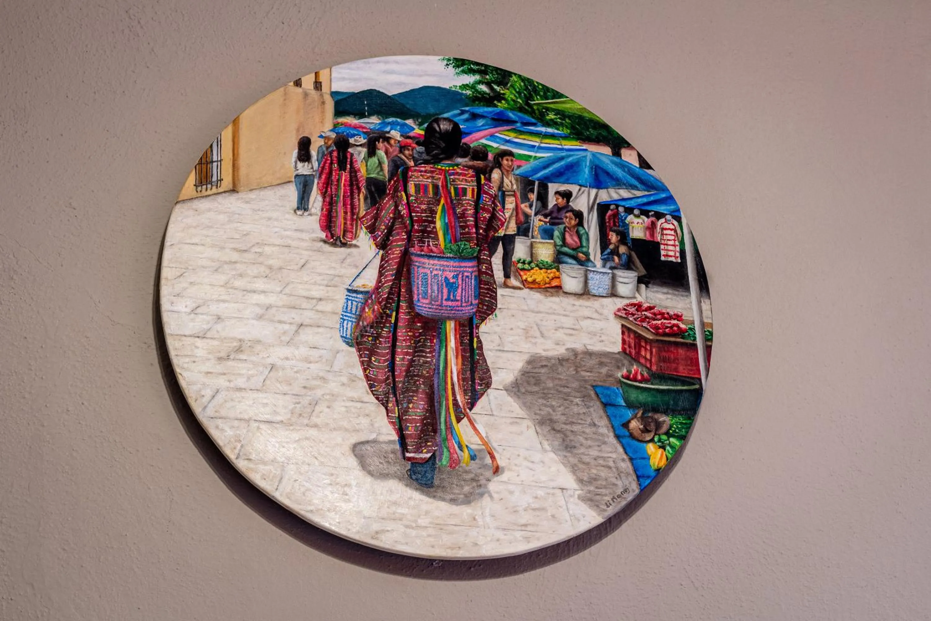 Decorative detail in Casa Maricela B&B