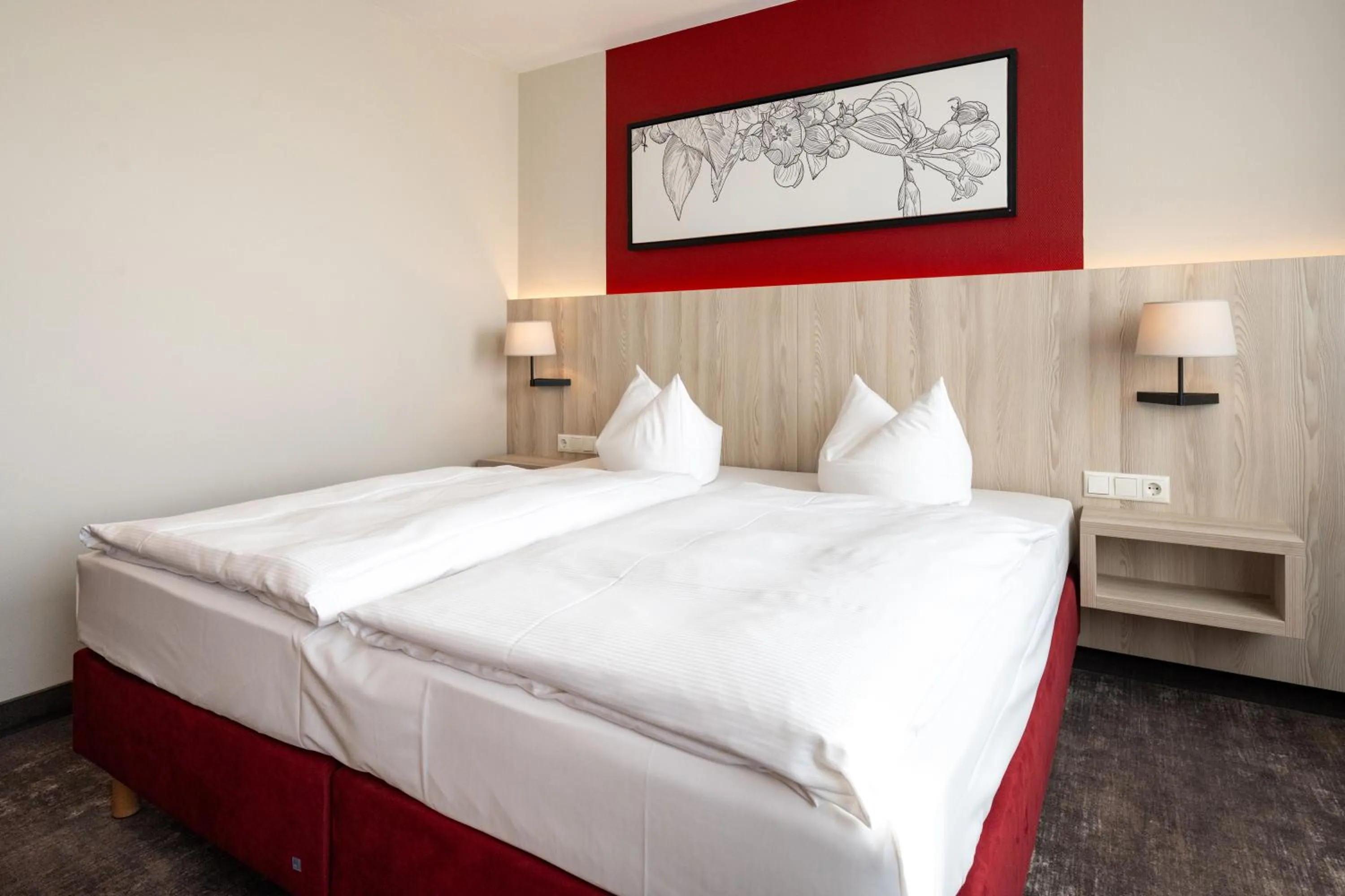 Bed in Best Western Erfurt-Apfelstädt