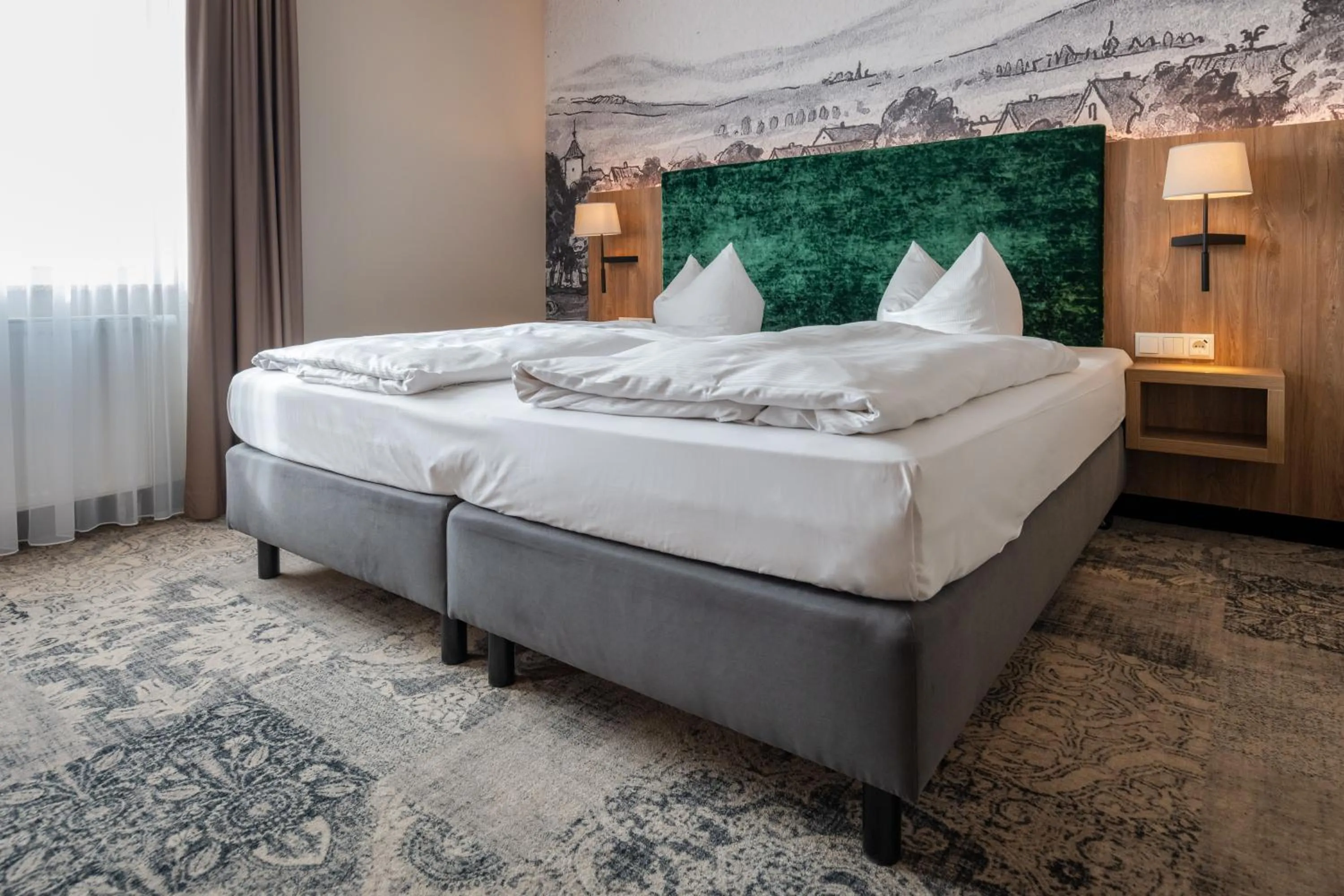 Bed in Best Western Erfurt-Apfelstädt