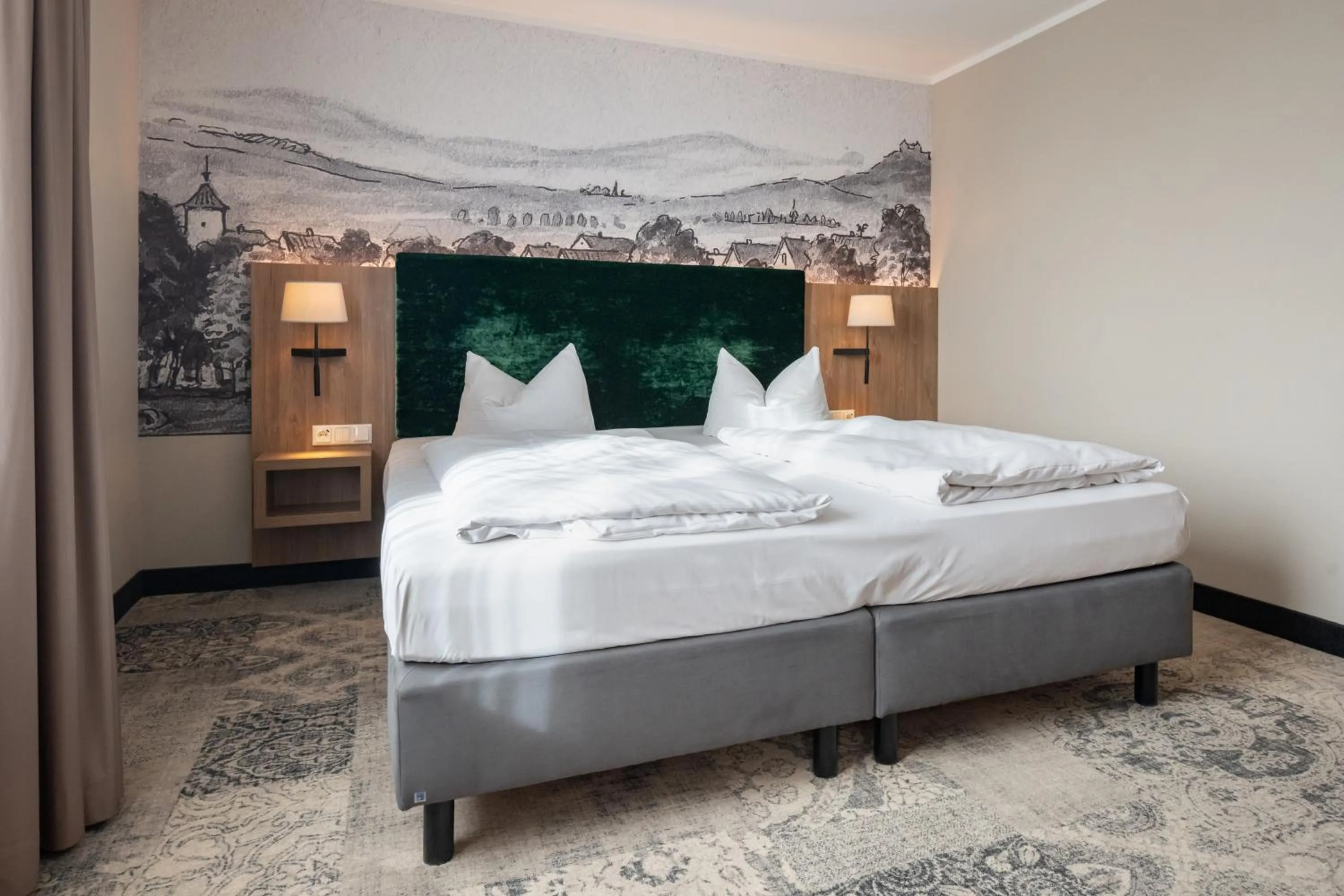 Bed in Best Western Erfurt-Apfelstädt