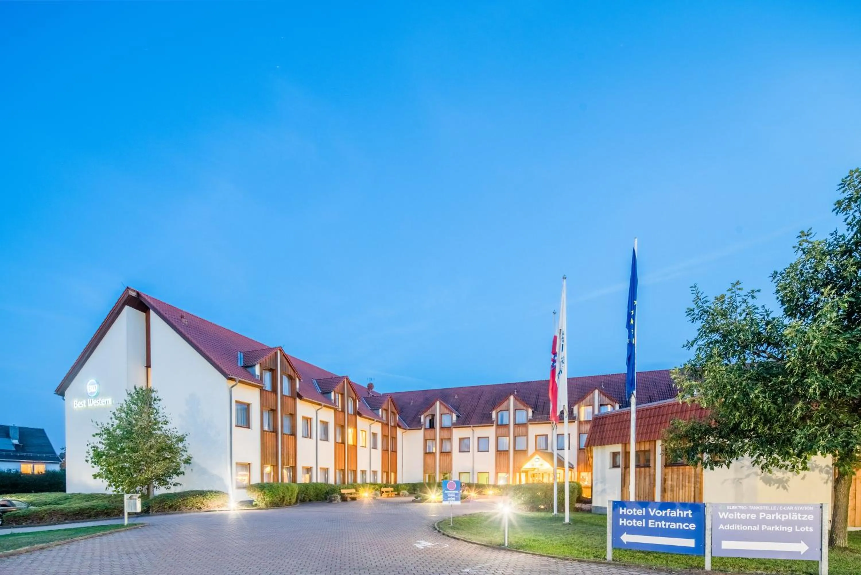 Property building in Best Western Erfurt-Apfelstädt