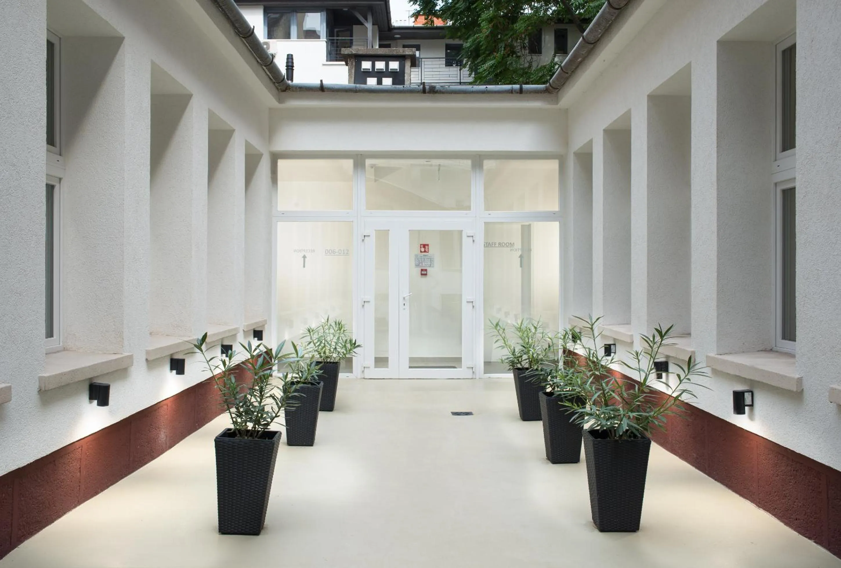 Inner courtyard view in RES City Residence Hotel Budapest