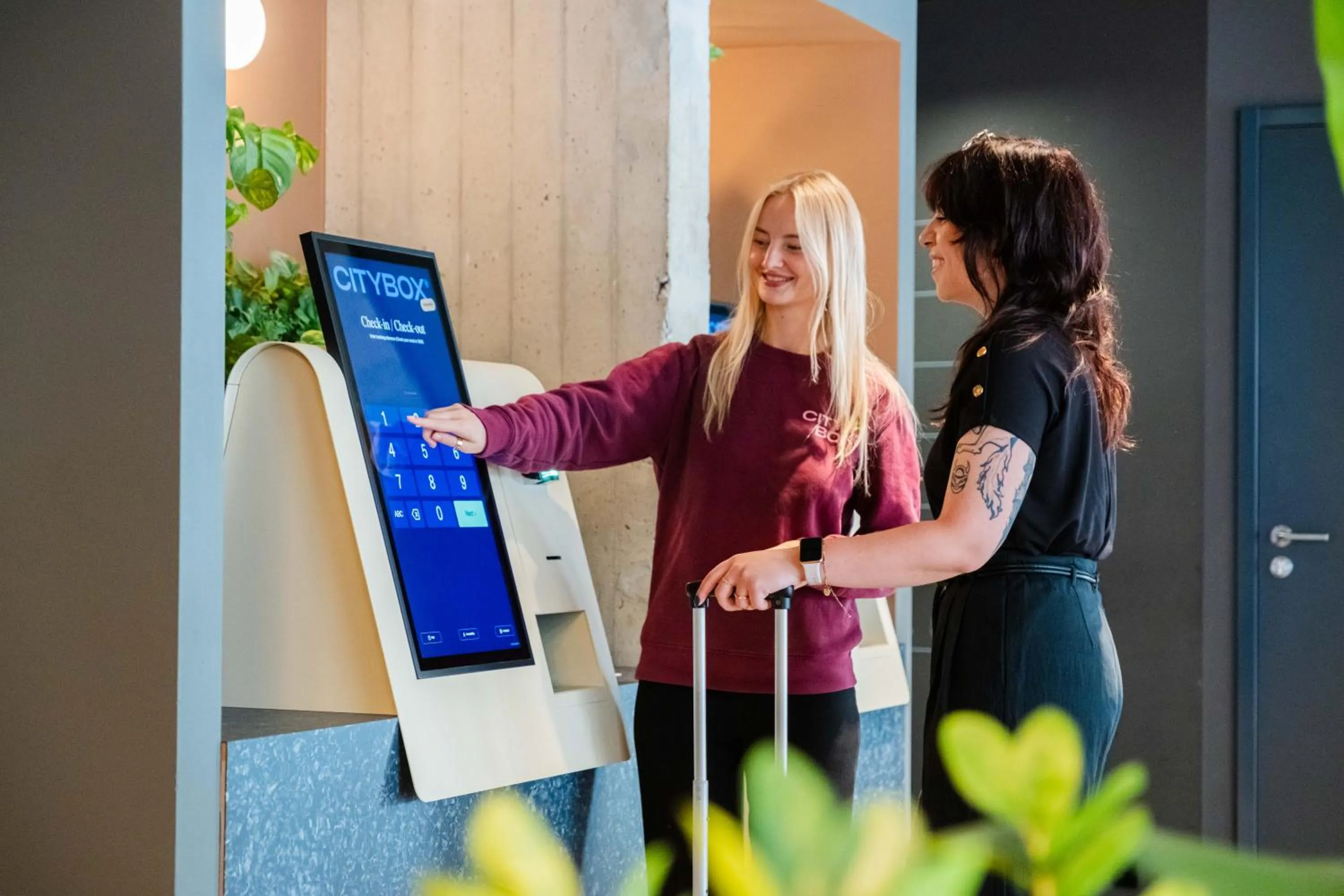 Lobby or reception in Citybox Antwerp City Center