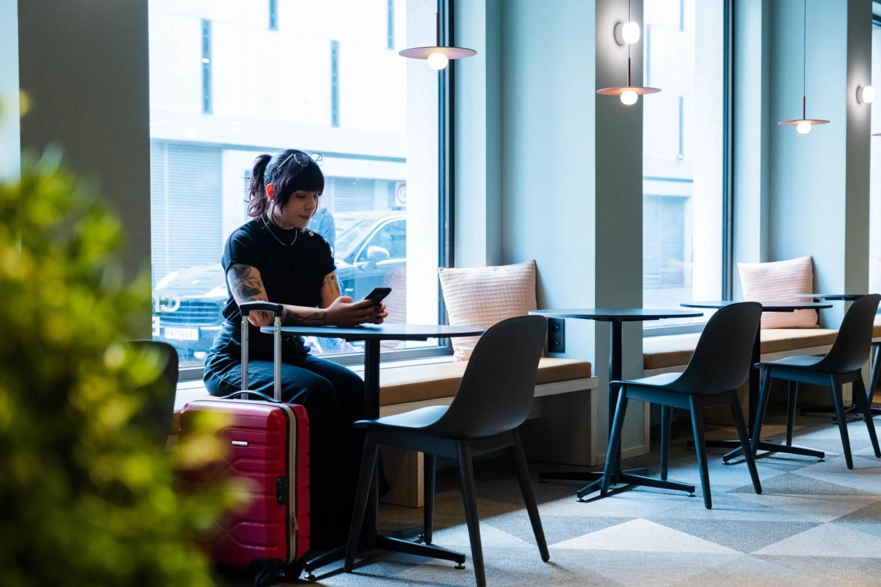 Seating area in Citybox Antwerp City Center