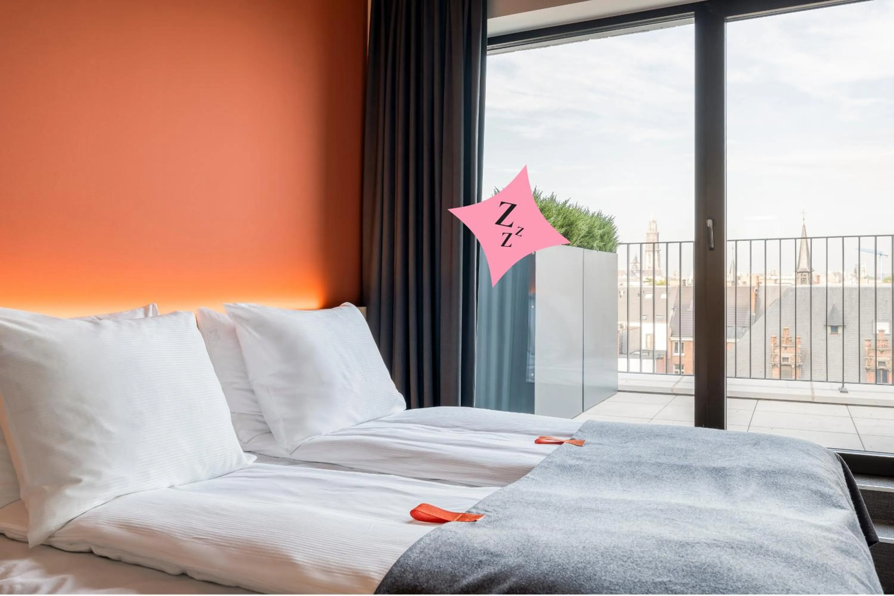 Bed in Citybox Antwerp City Center