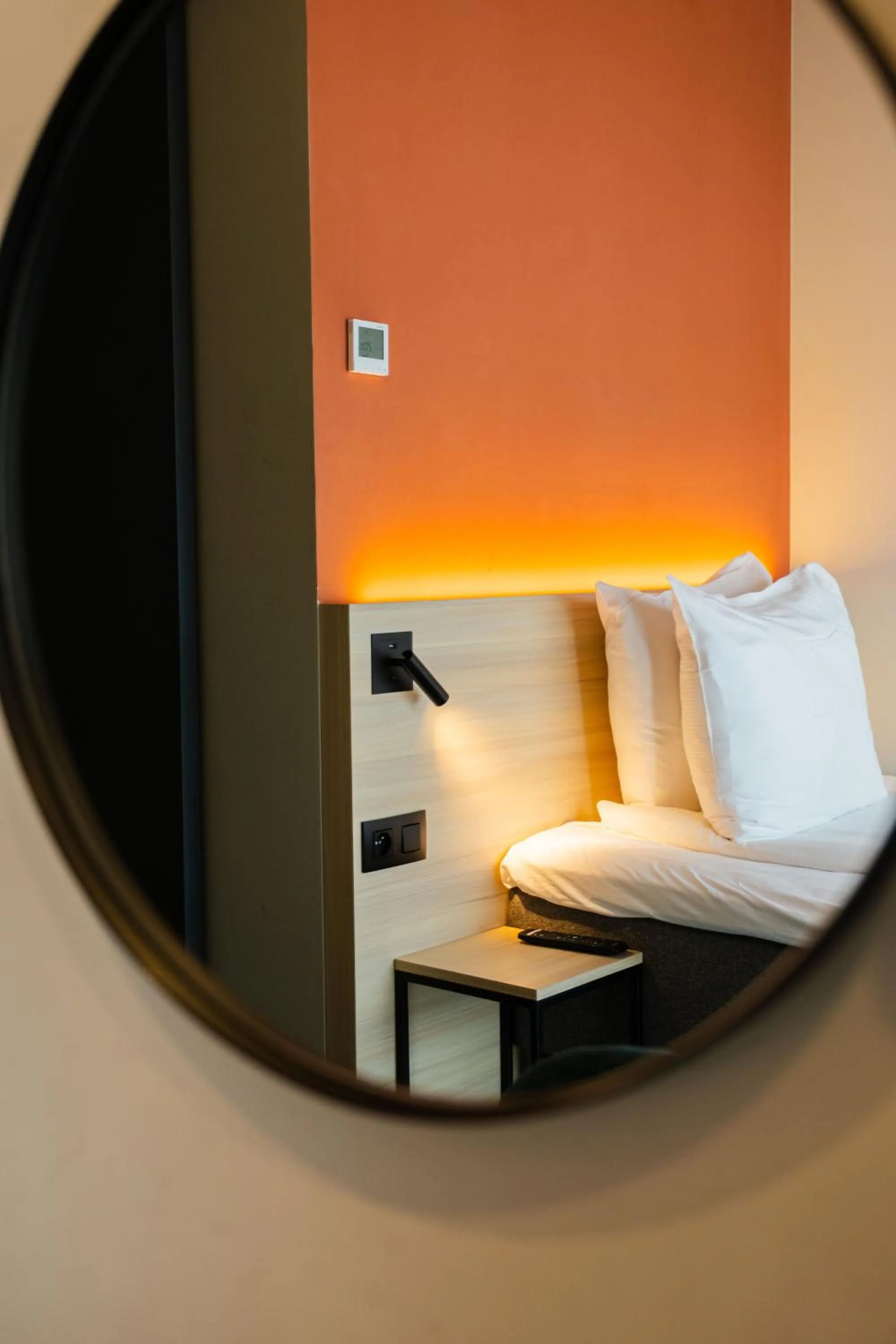 Decorative detail, Bed in Citybox Antwerp City Center