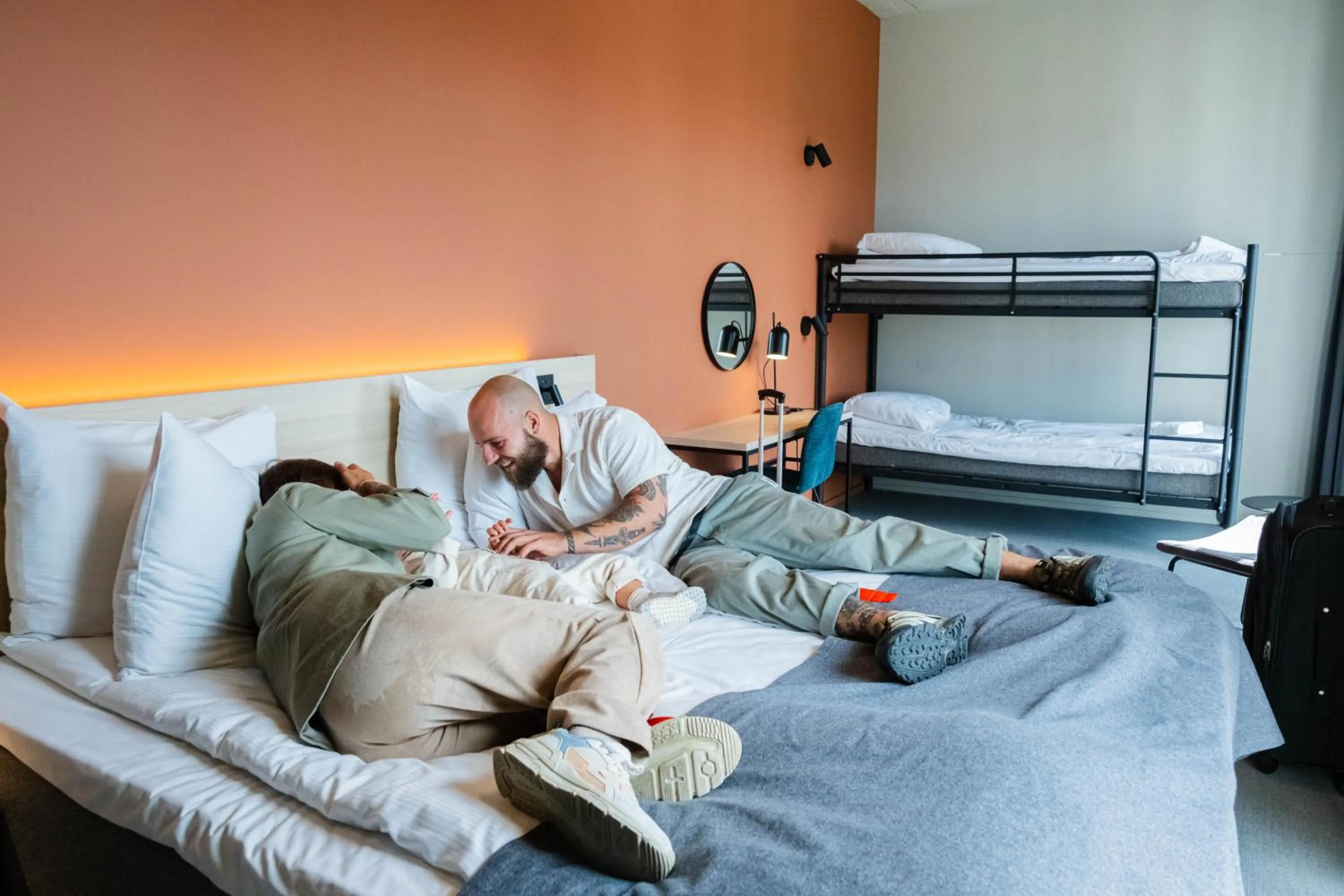 Family, Bed in Citybox Antwerp City Center