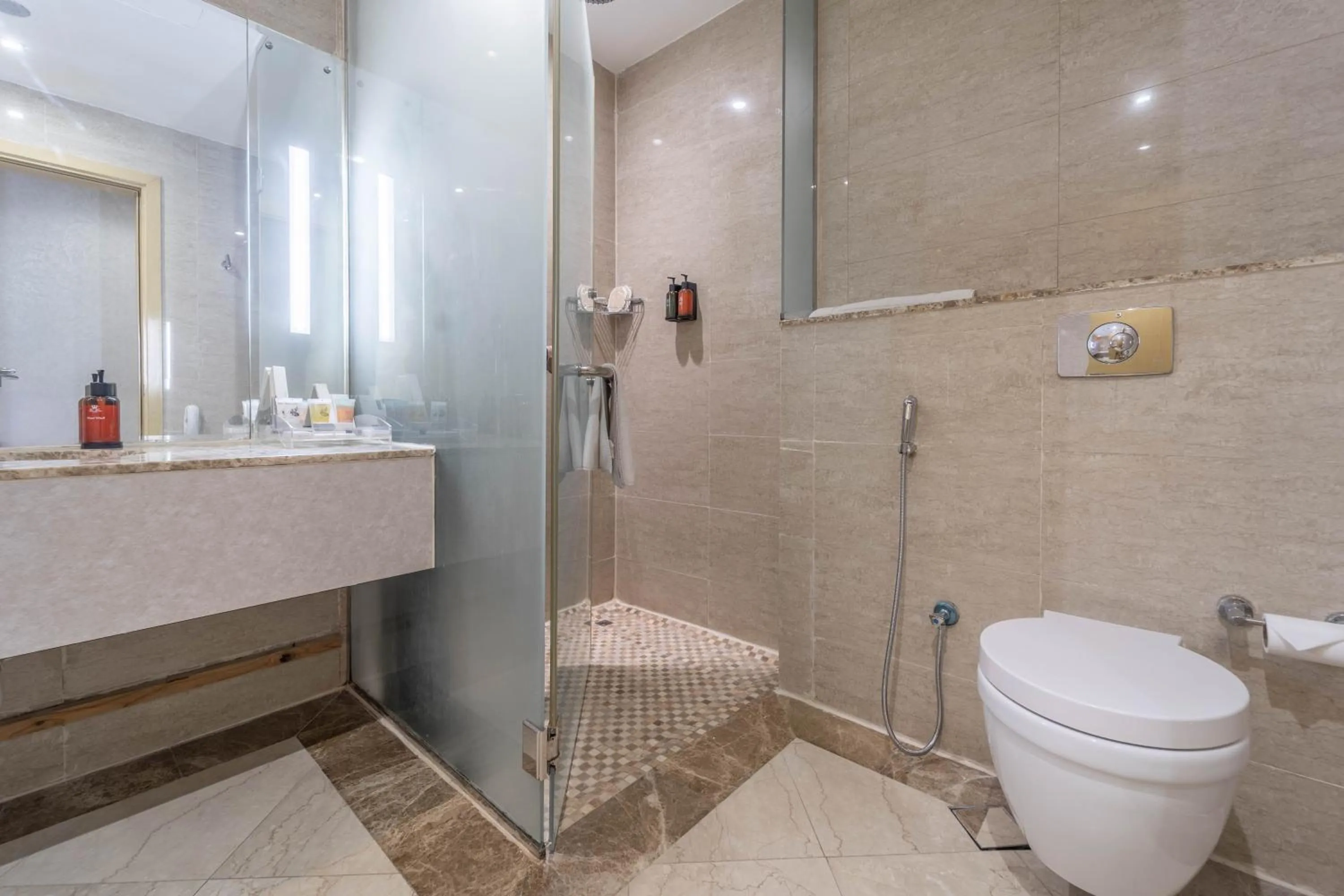 Shower in The Leela Hotel