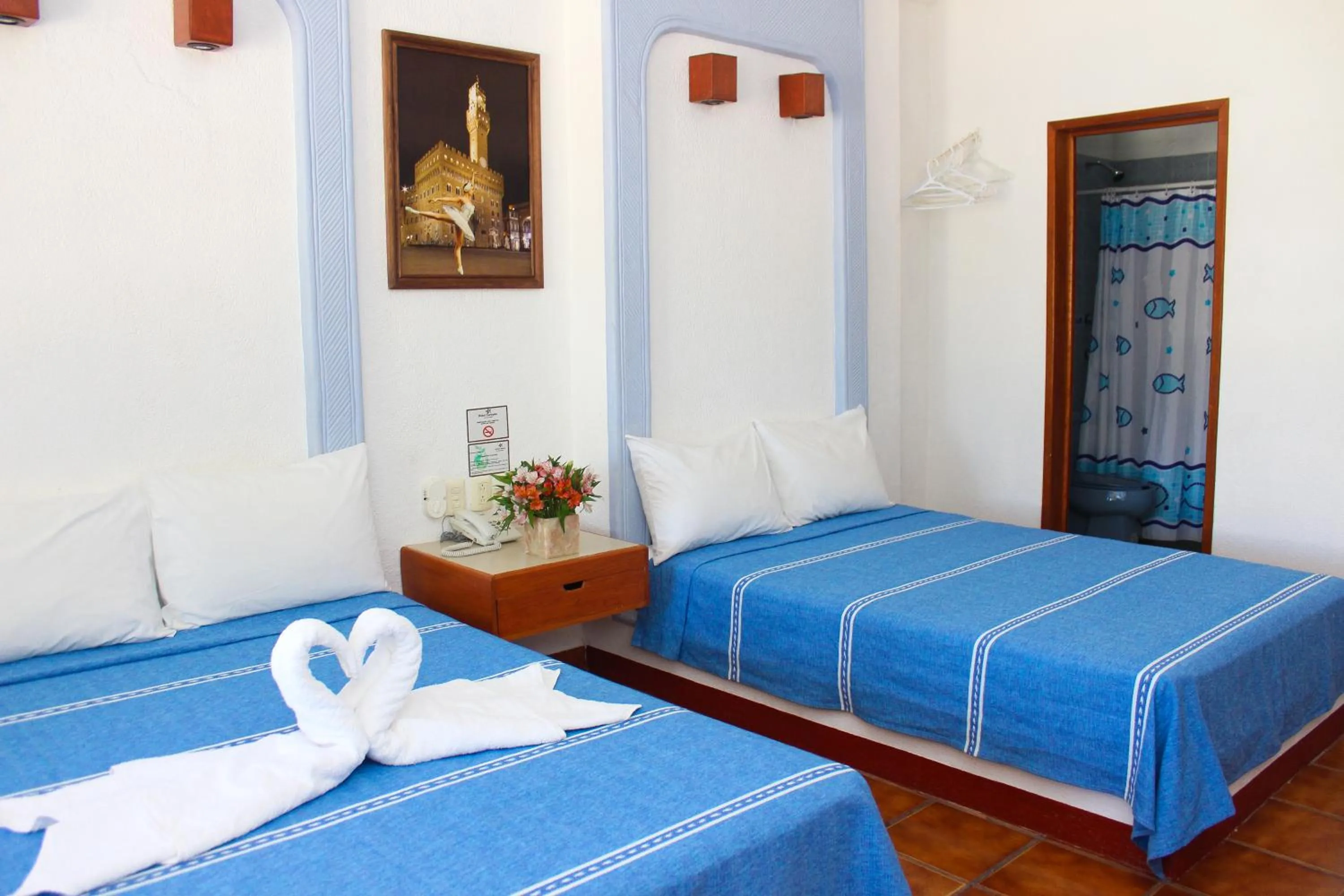 Decorative detail, Bed in Hotel Careyes Puerto Escondido