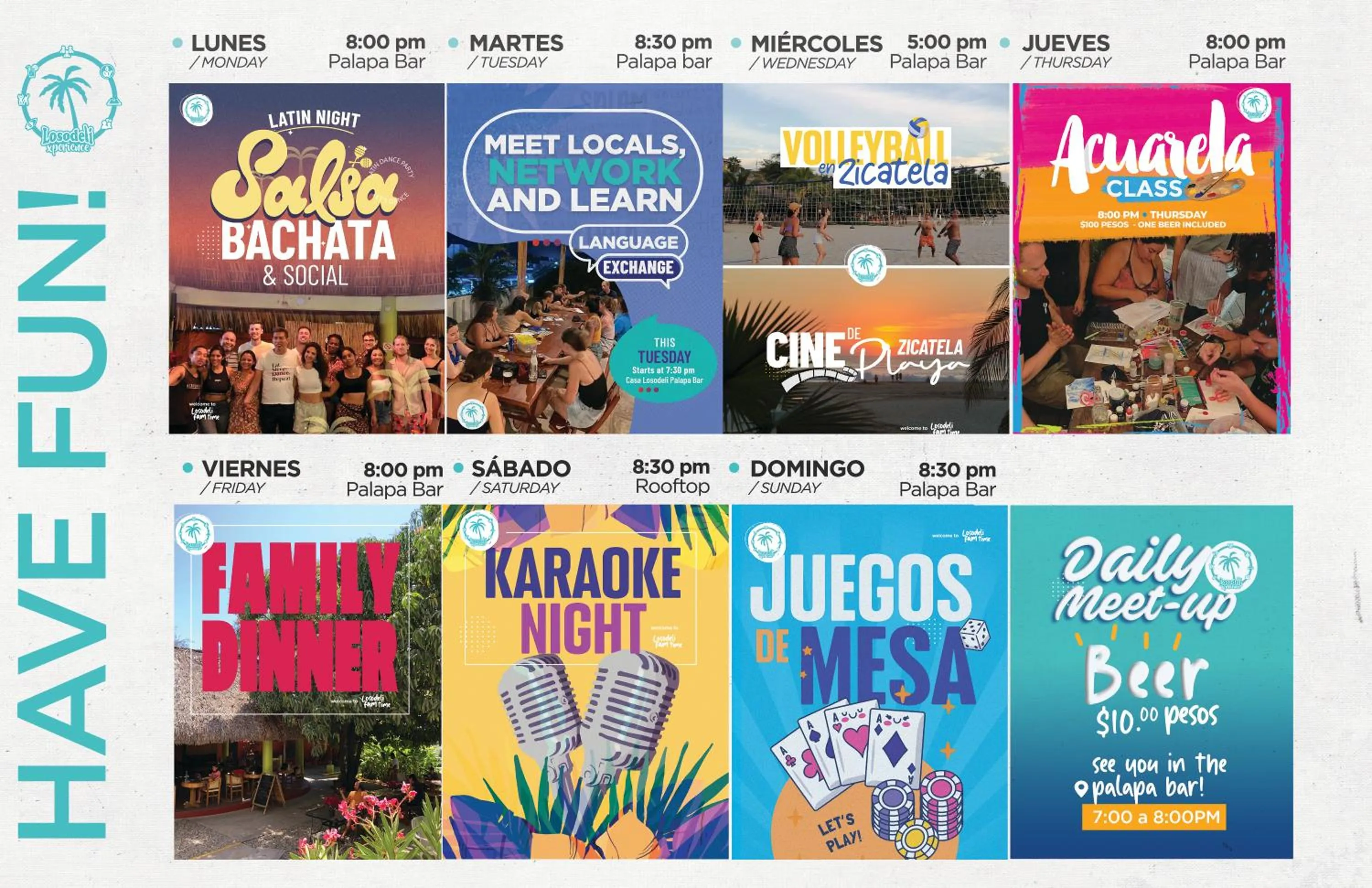 Activities in Casa Losodeli & Coworking- Adults Only