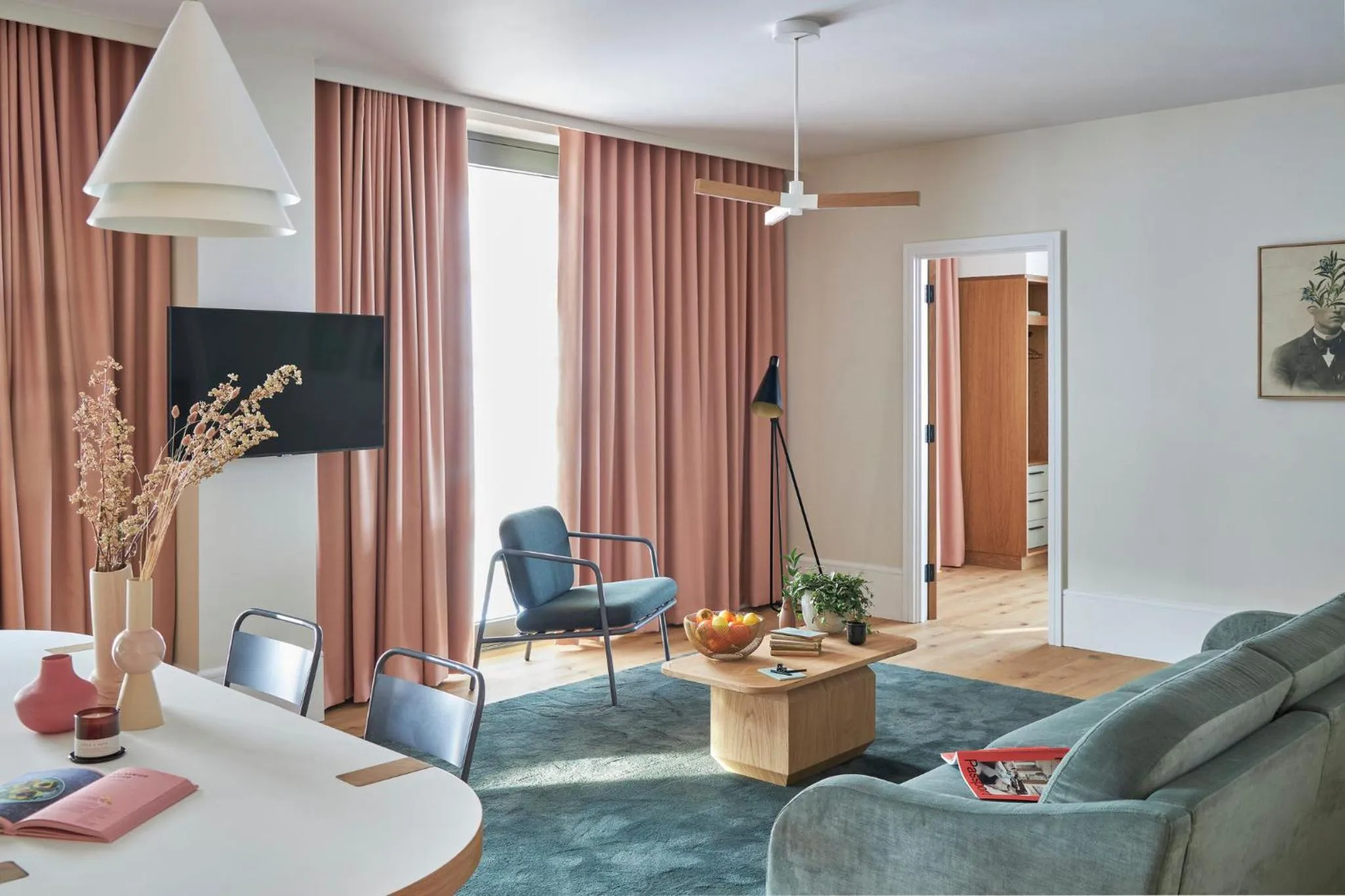 Living room in Turing Locke Cambridge