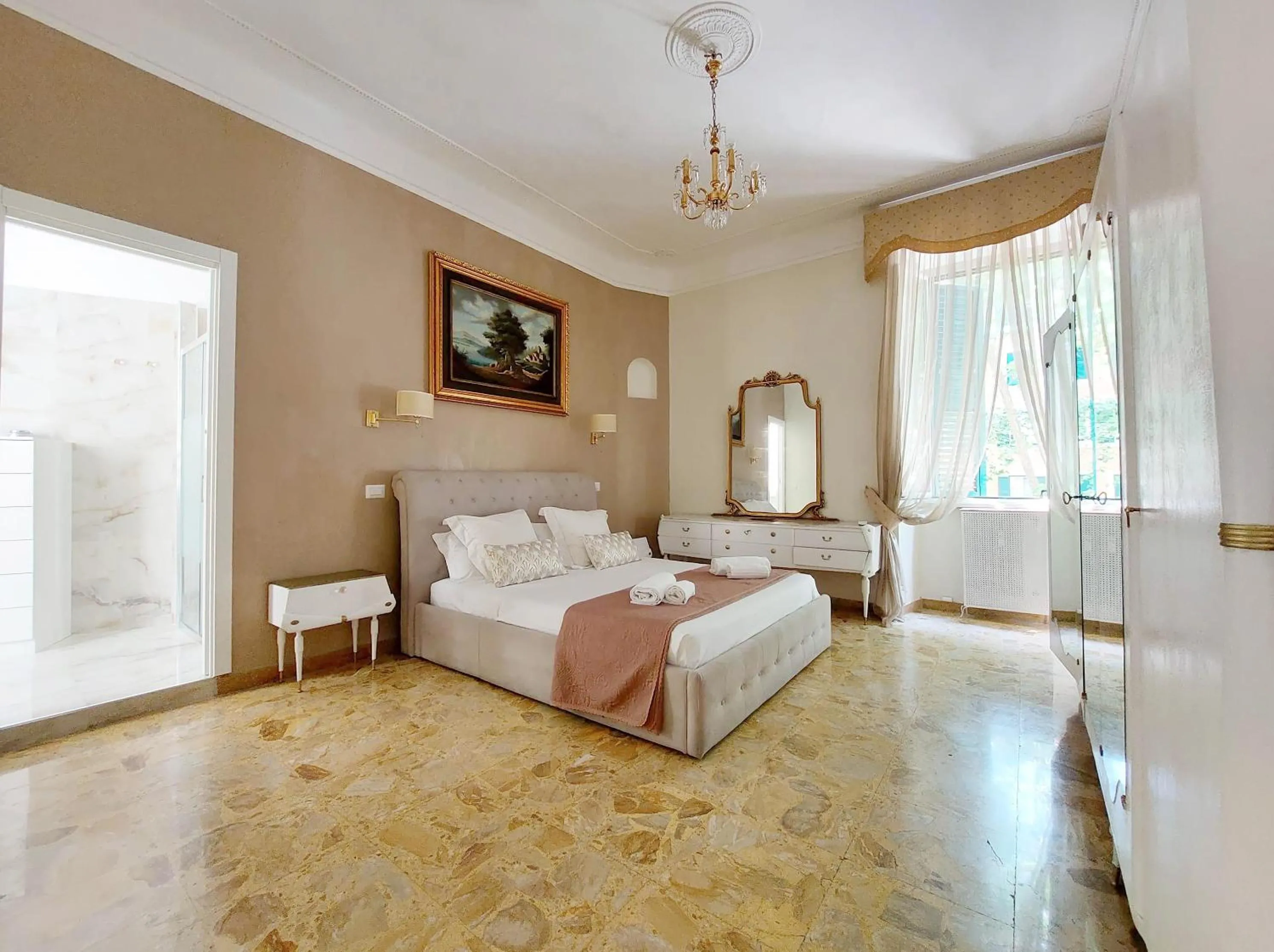 Bedroom, Bed in 4BNB - Luxury Mazzini Apartment