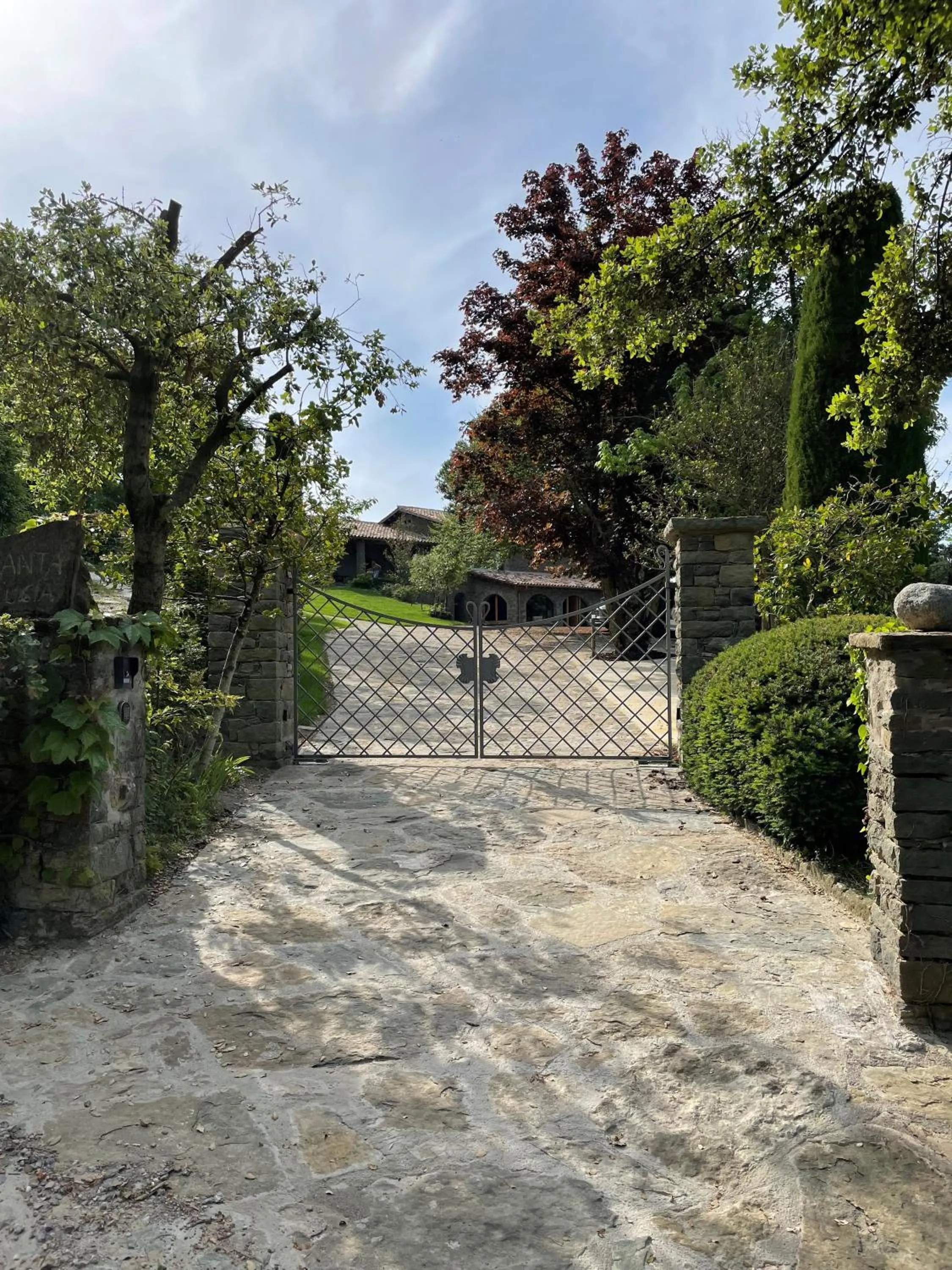 Facade/entrance in Masia Santa Llúcia