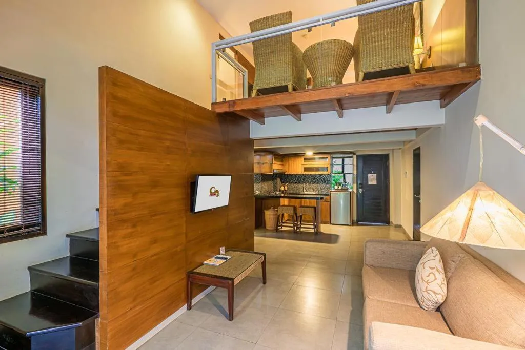 Seating area in Pandawa All Suites Hotel