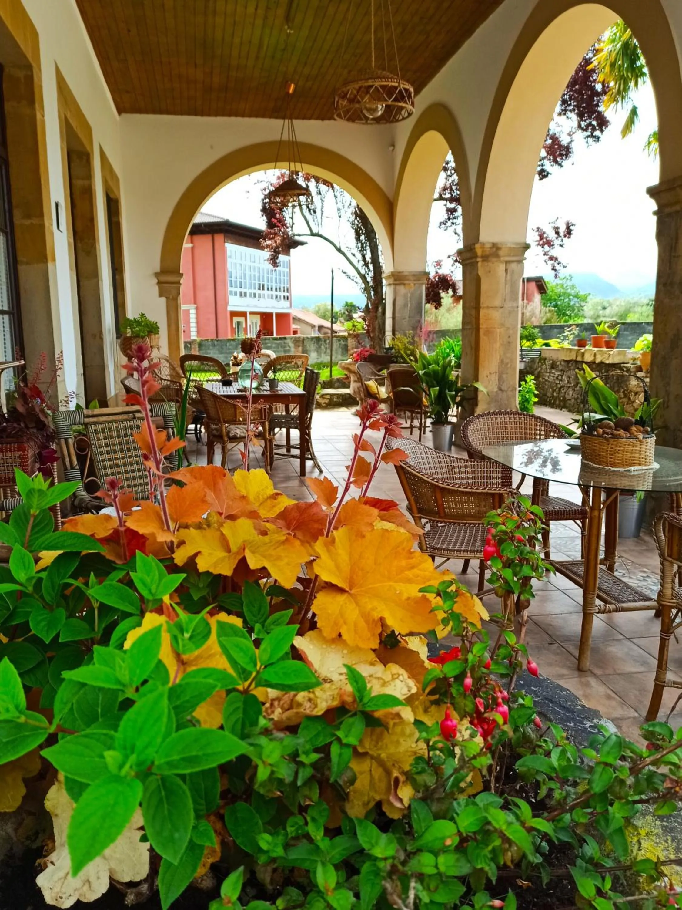 Balcony/Terrace in La Venta de Miyares - Casa de Indianos