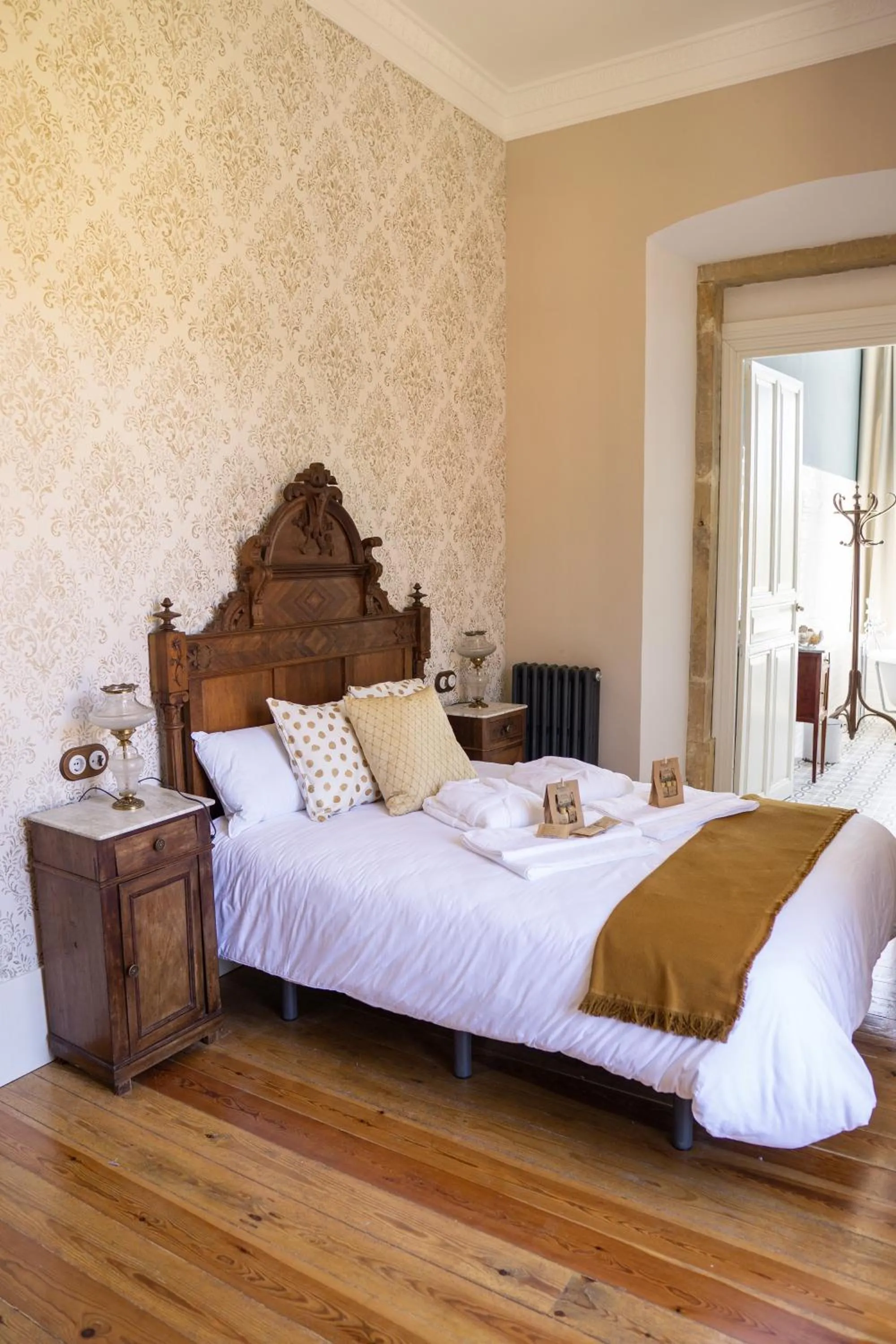 Bed in La Venta de Miyares - Casa de Indianos
