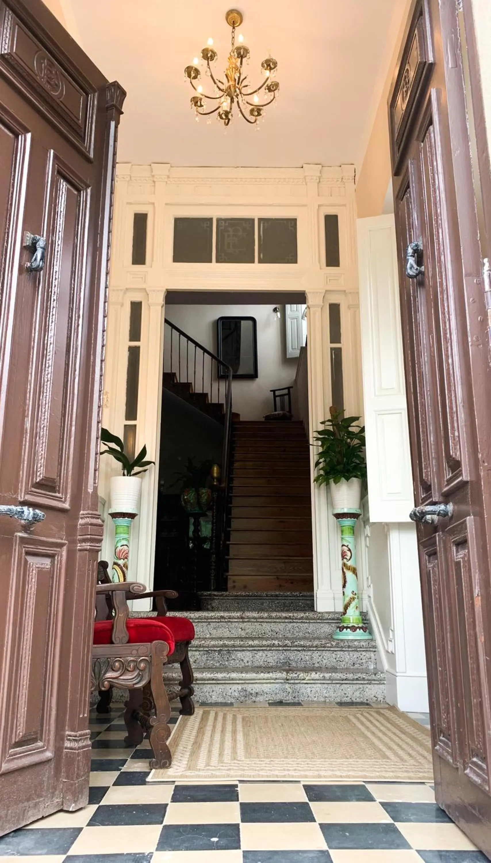 Lobby or reception in La Venta de Miyares - Casa de Indianos
