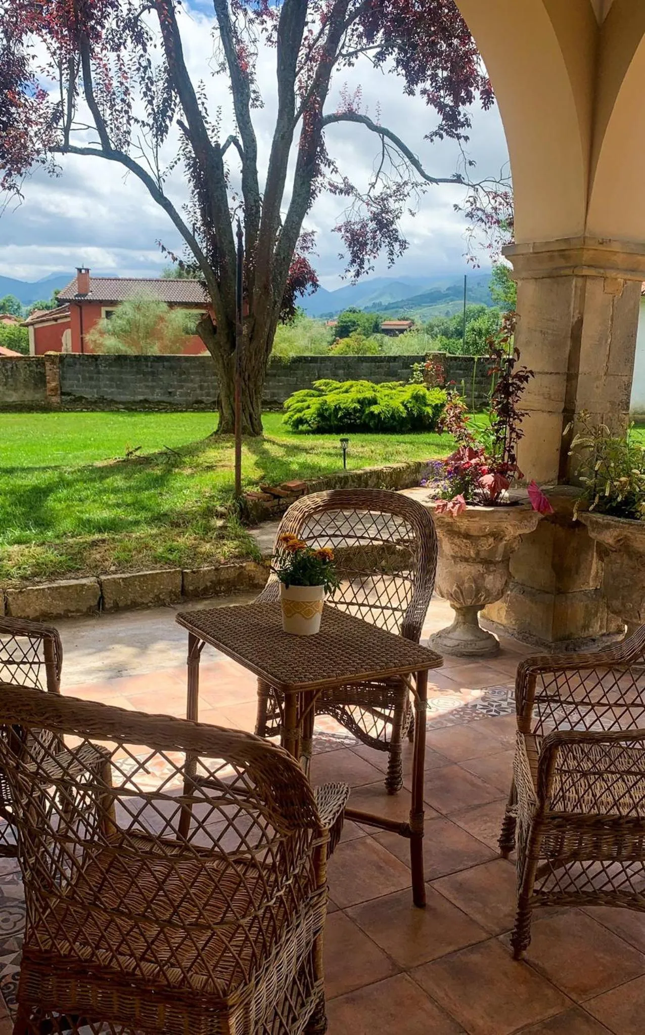 Garden in La Venta de Miyares - Casa de Indianos