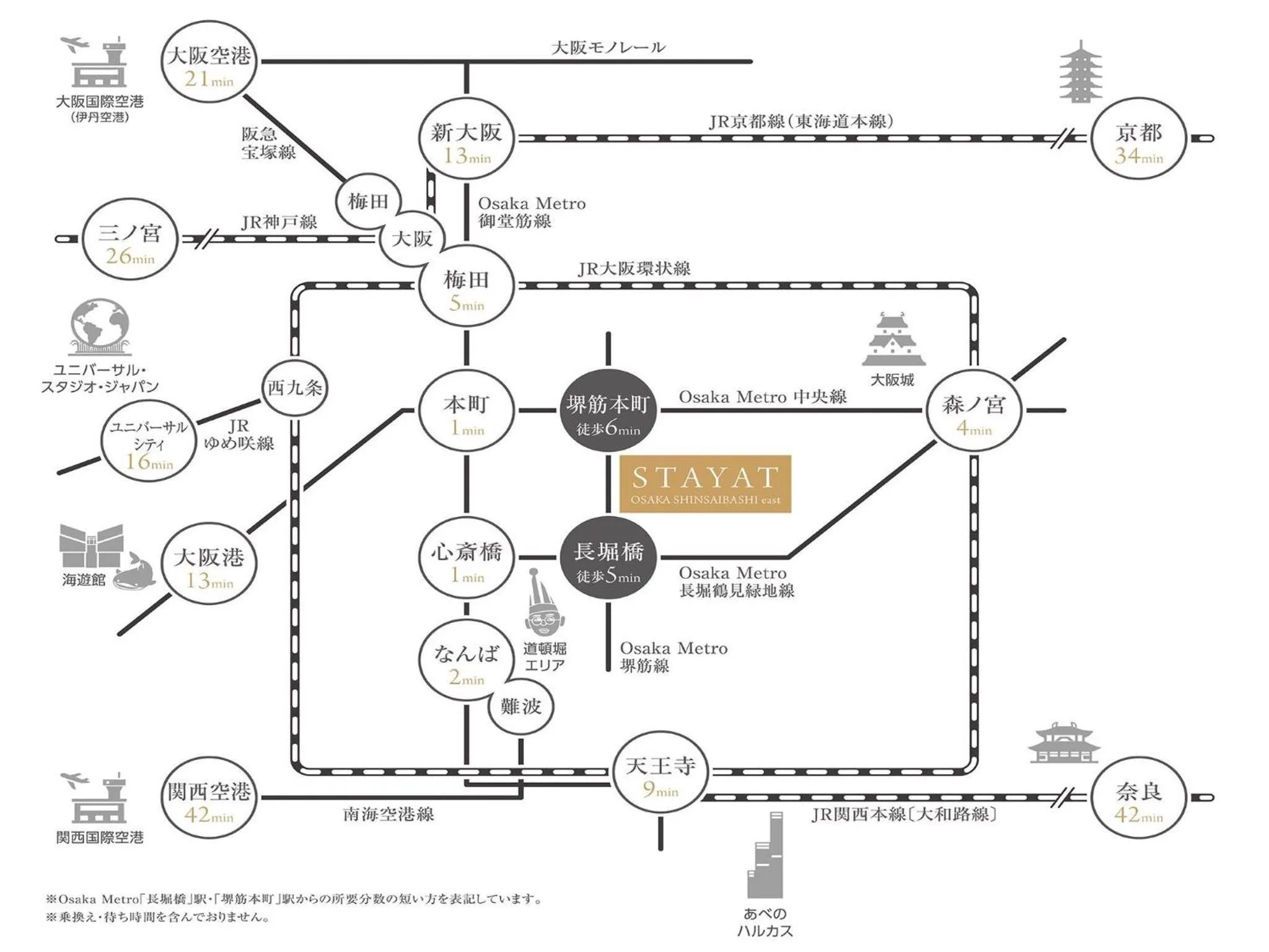 STAYAT OSAKA SHINSAIBASHI east - Concept room