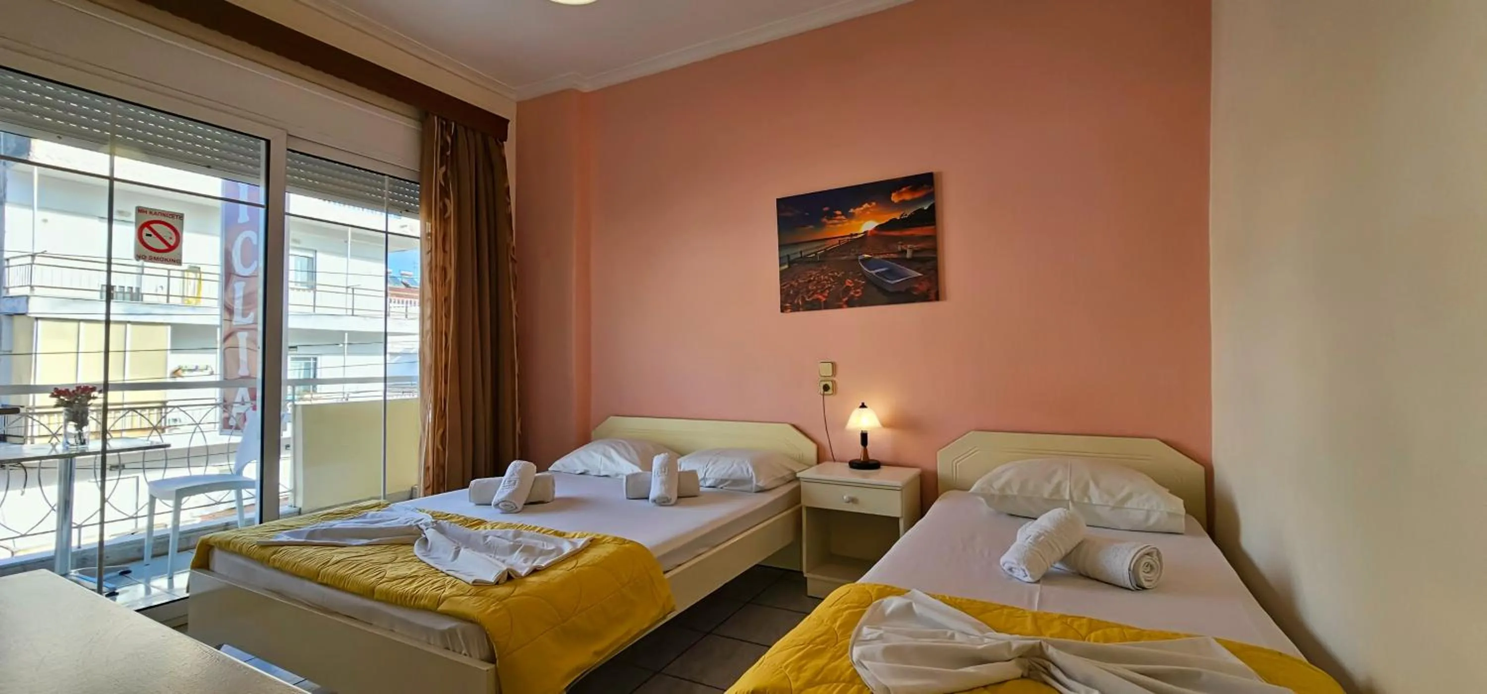 Photo of the whole room, Bed in Chariclia Hotel