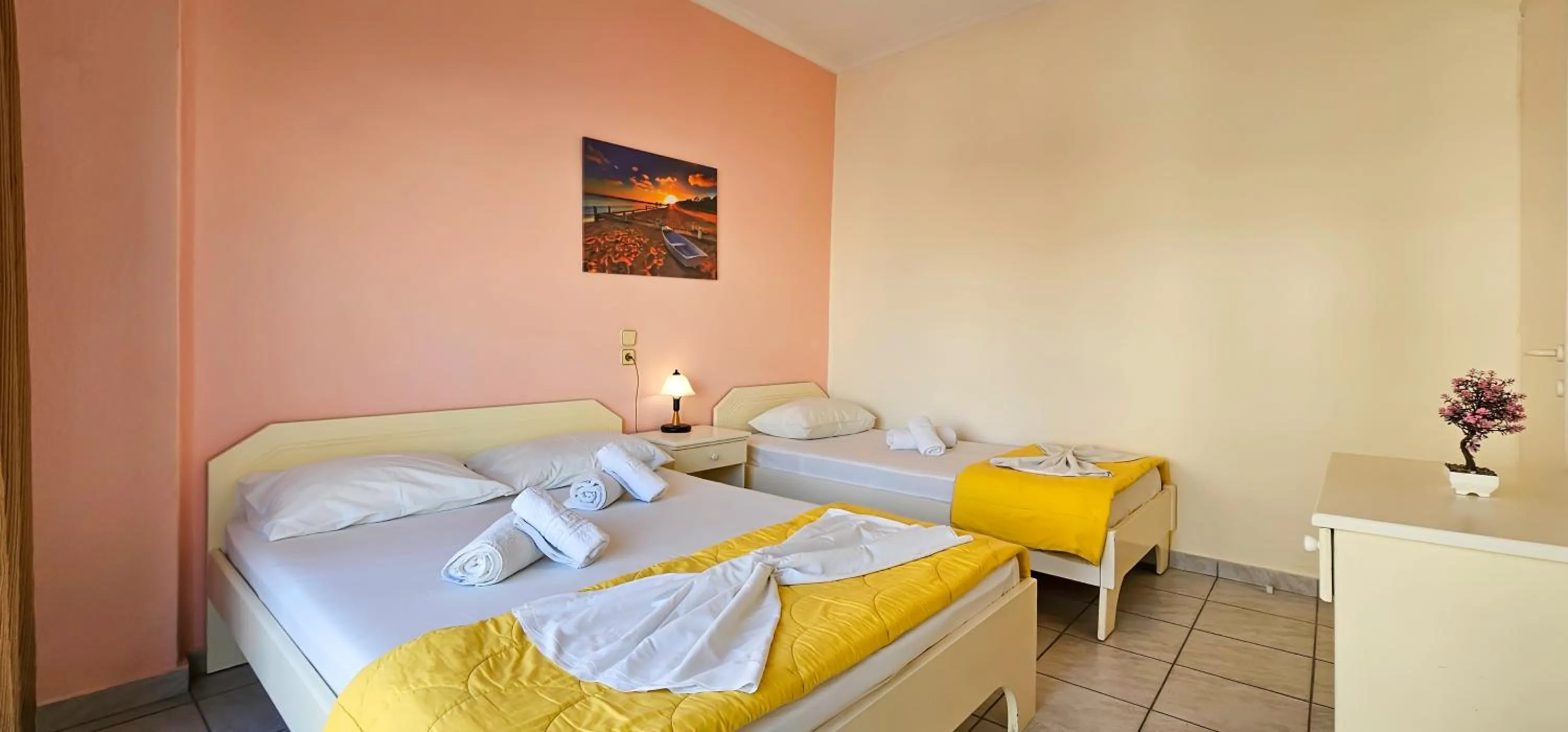 Photo of the whole room, Bed in Chariclia Hotel