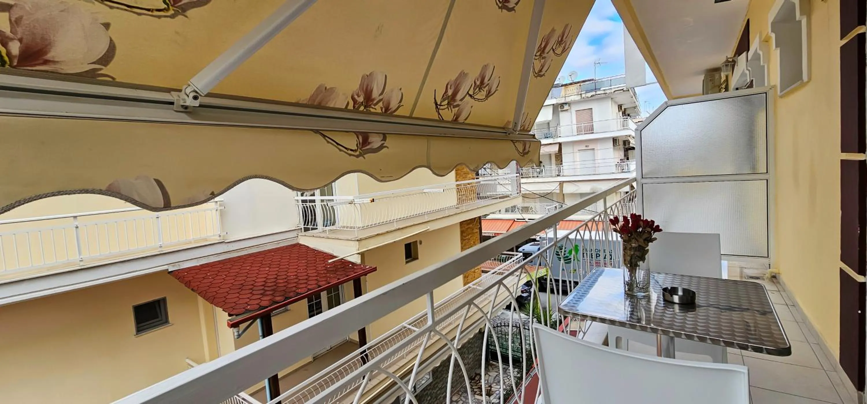 Balcony/Terrace in Chariclia Hotel