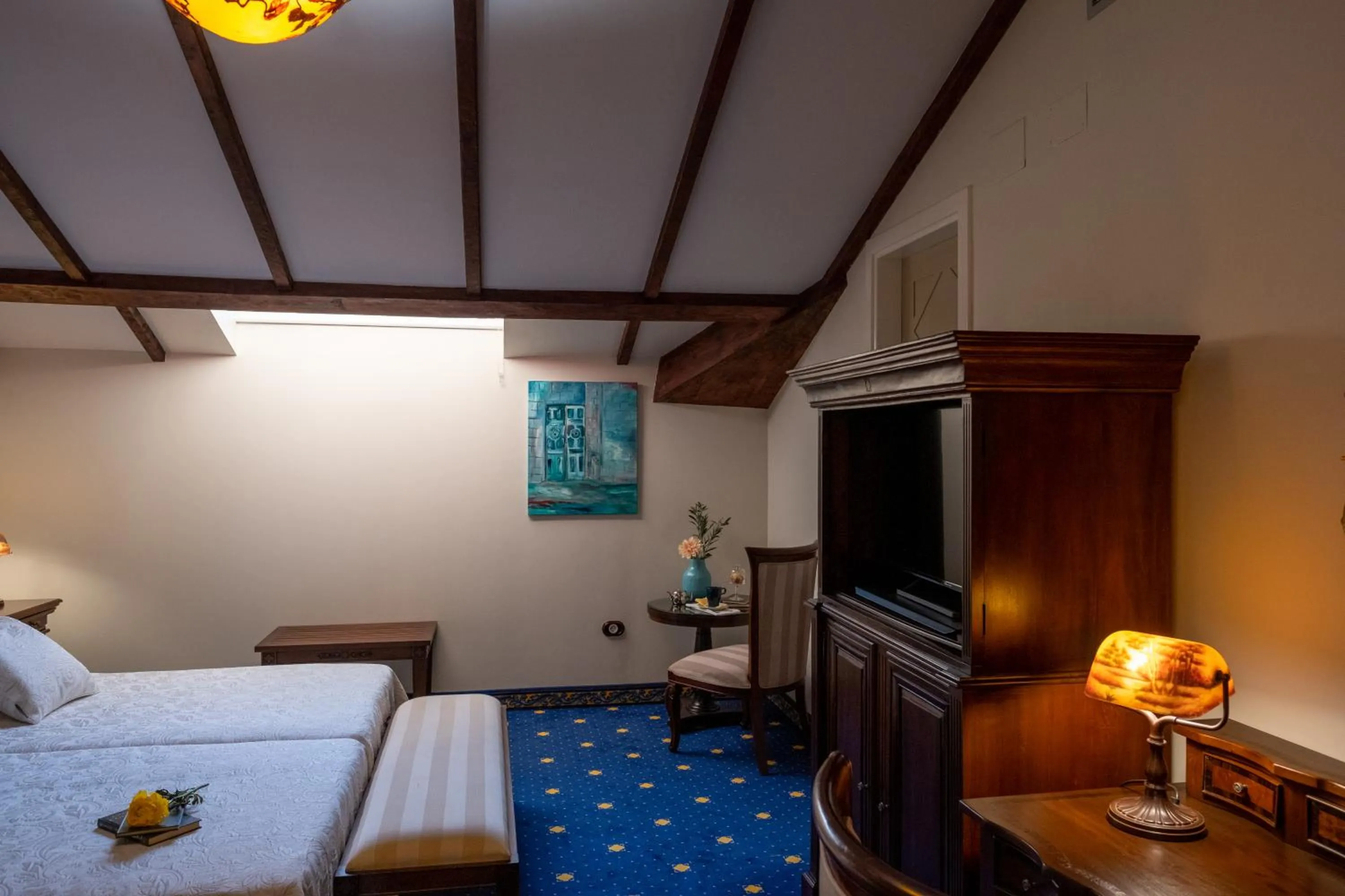 TV and multimedia in Hotel Pazo Libunca