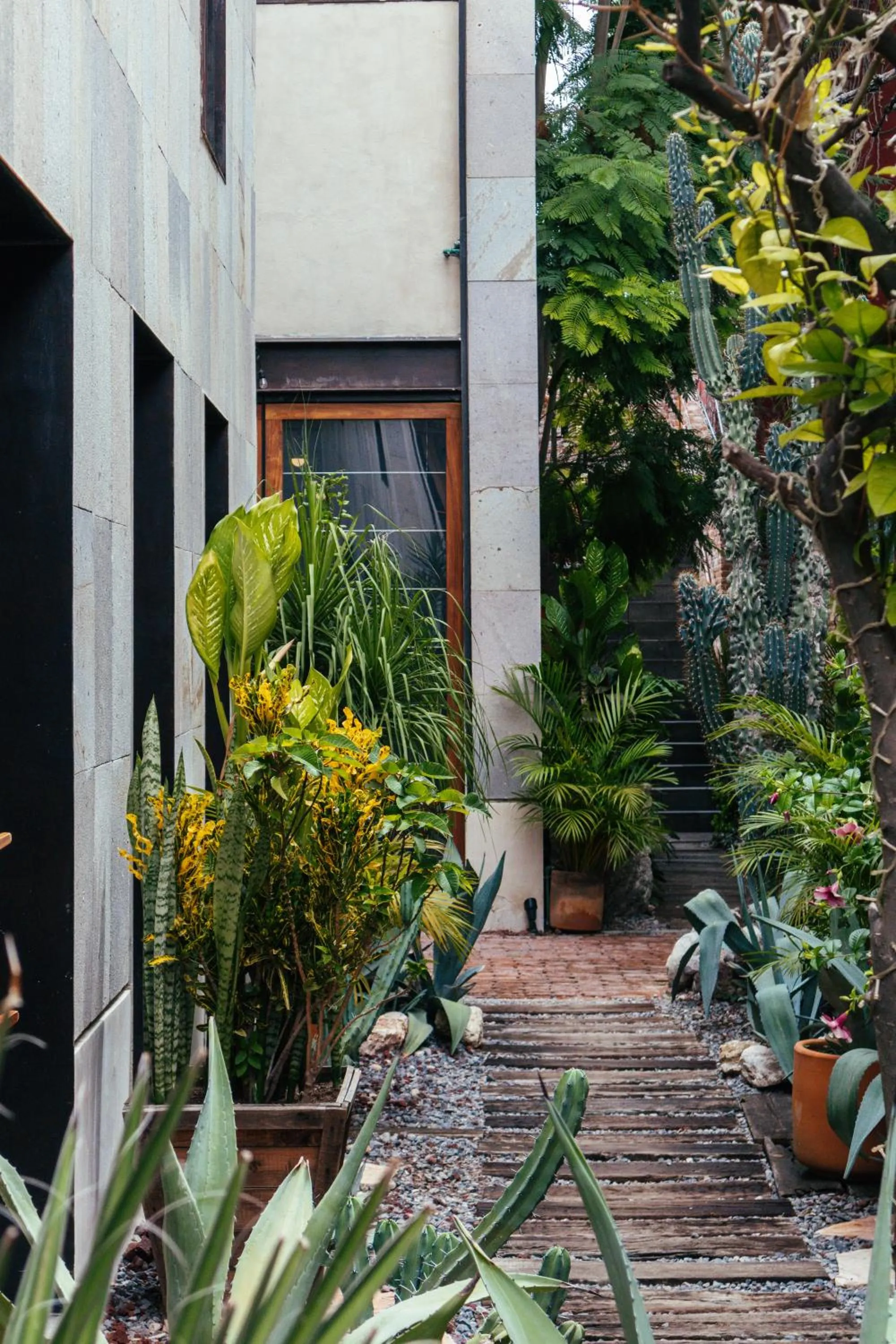 Garden in El Recinto Luxury Hotel