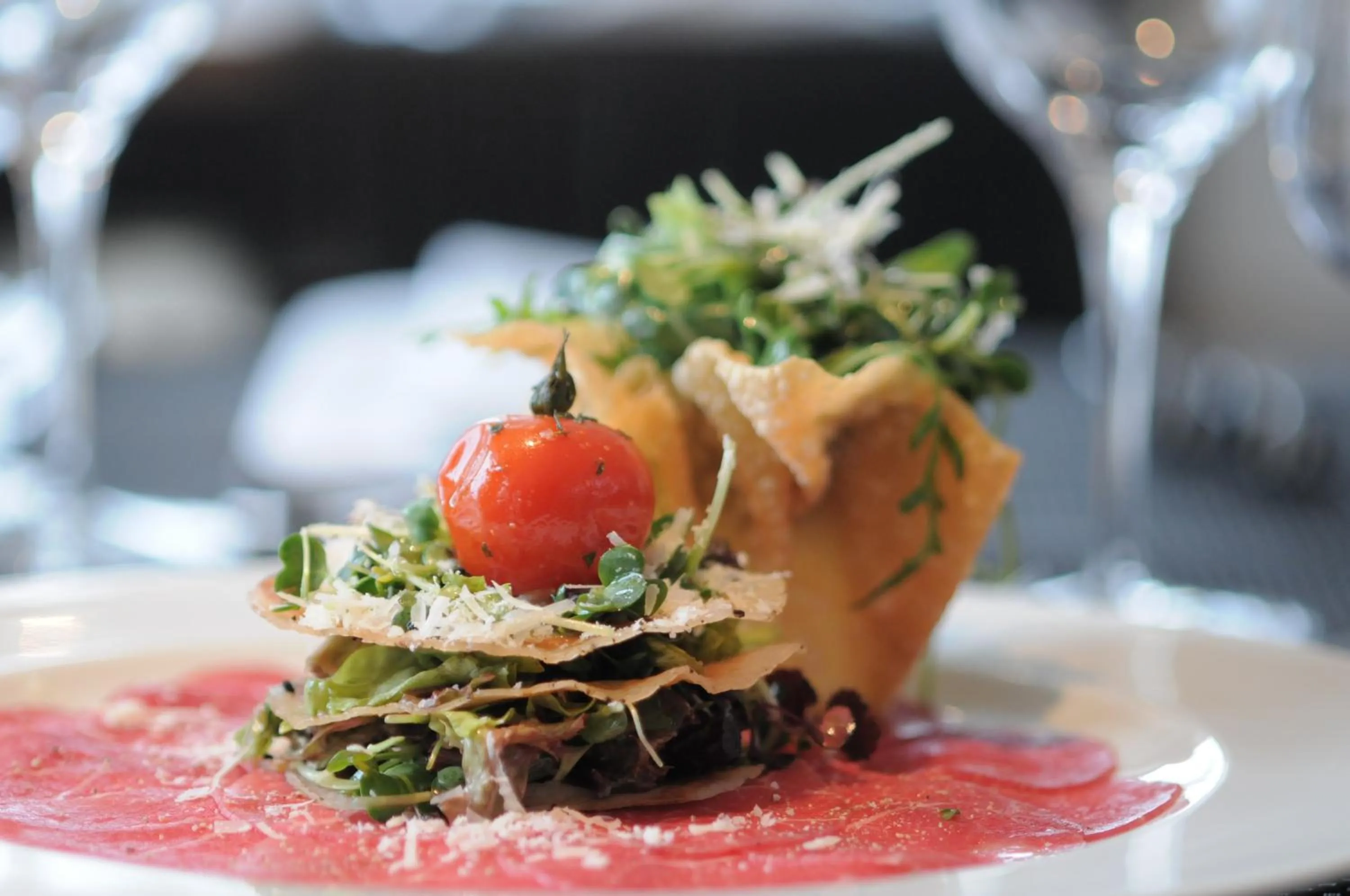 Food and drinks in B&O Parkhotel