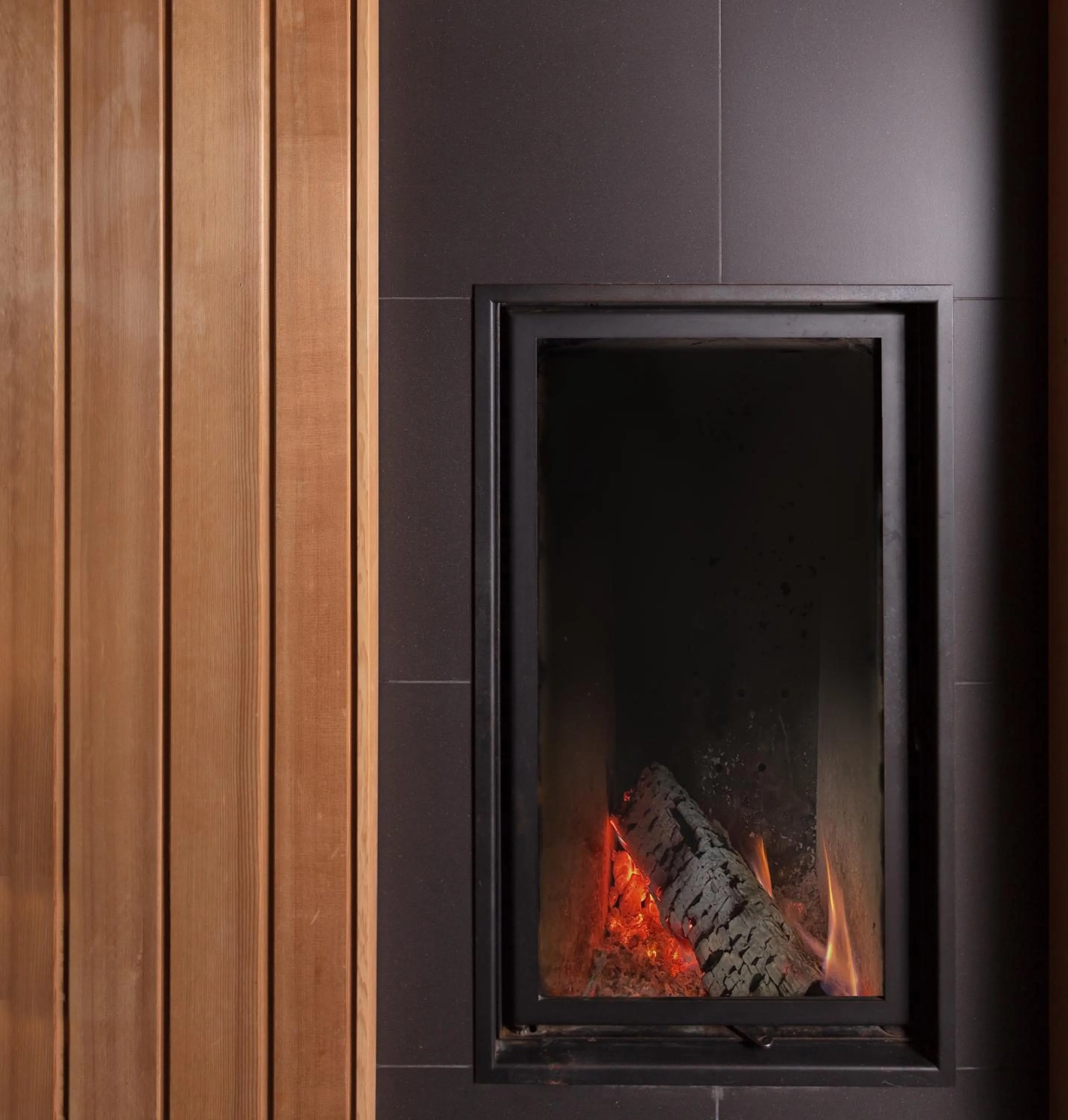 fireplace in B&O Parkhotel