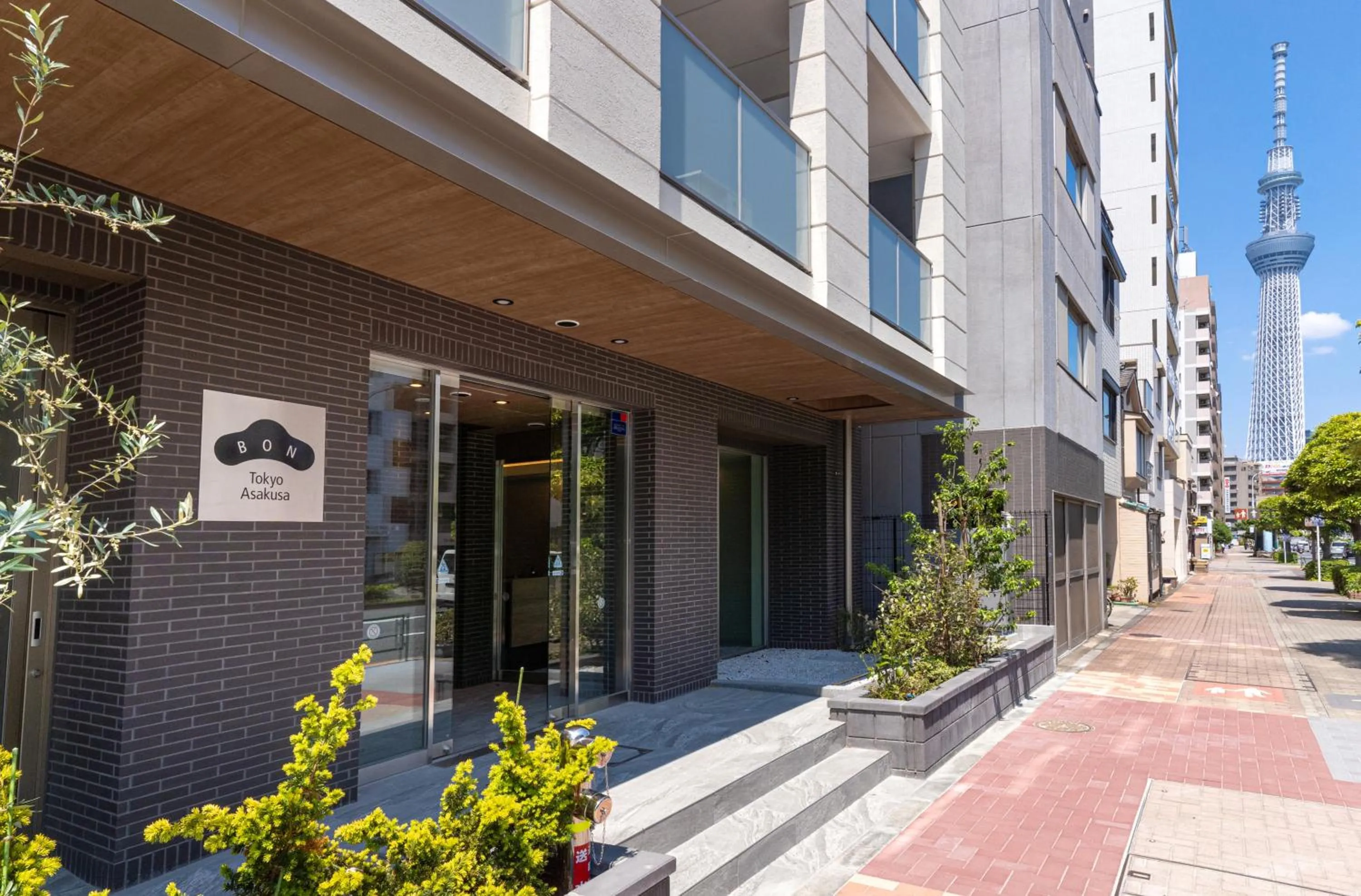 Facade/entrance in BON Tokyo Asakusa