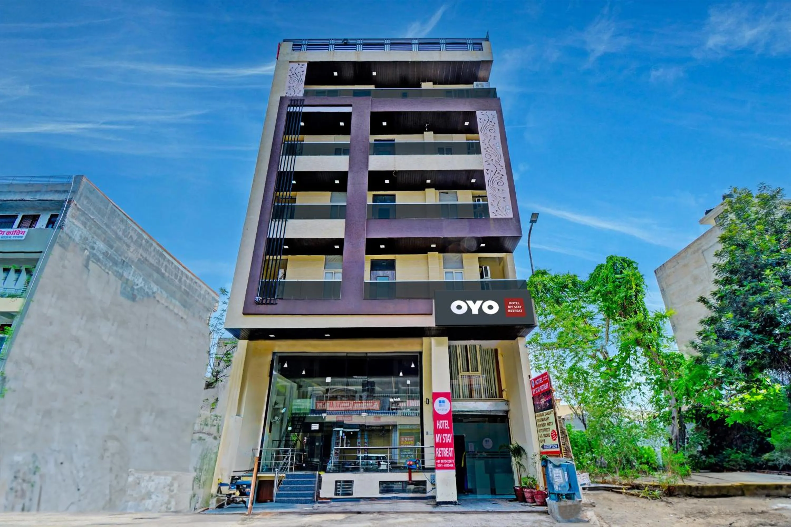 Facade/entrance in Hotel O My Stay Retreat