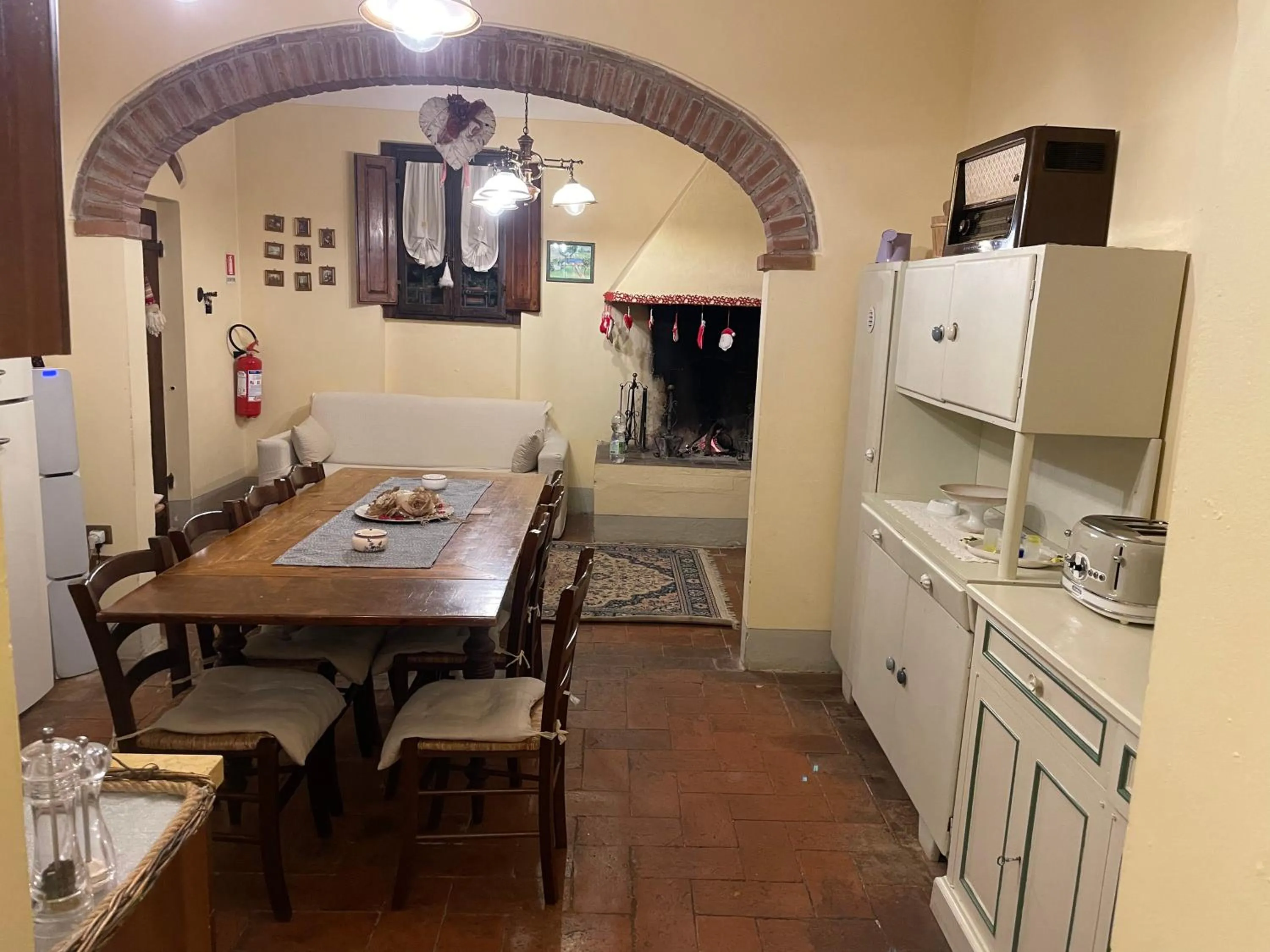 Kitchen or kitchenette in Agriturismo Podere Delle Querci
