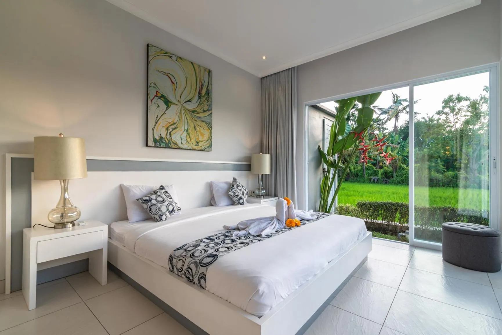 Bedroom, Bed in Villa Shiva