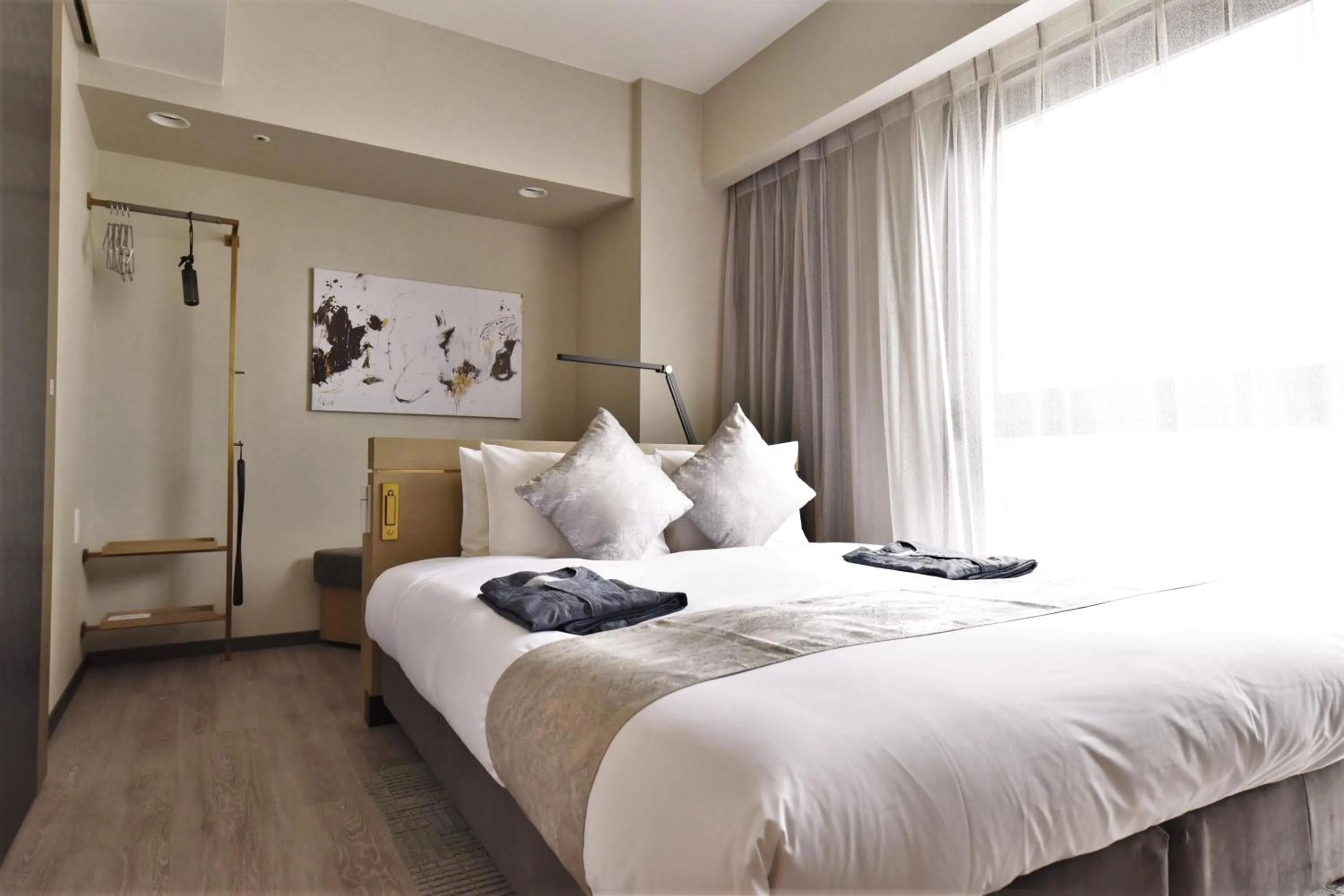 Photo of the whole room, Bed in Hotel Cordia Osaka Hommachi