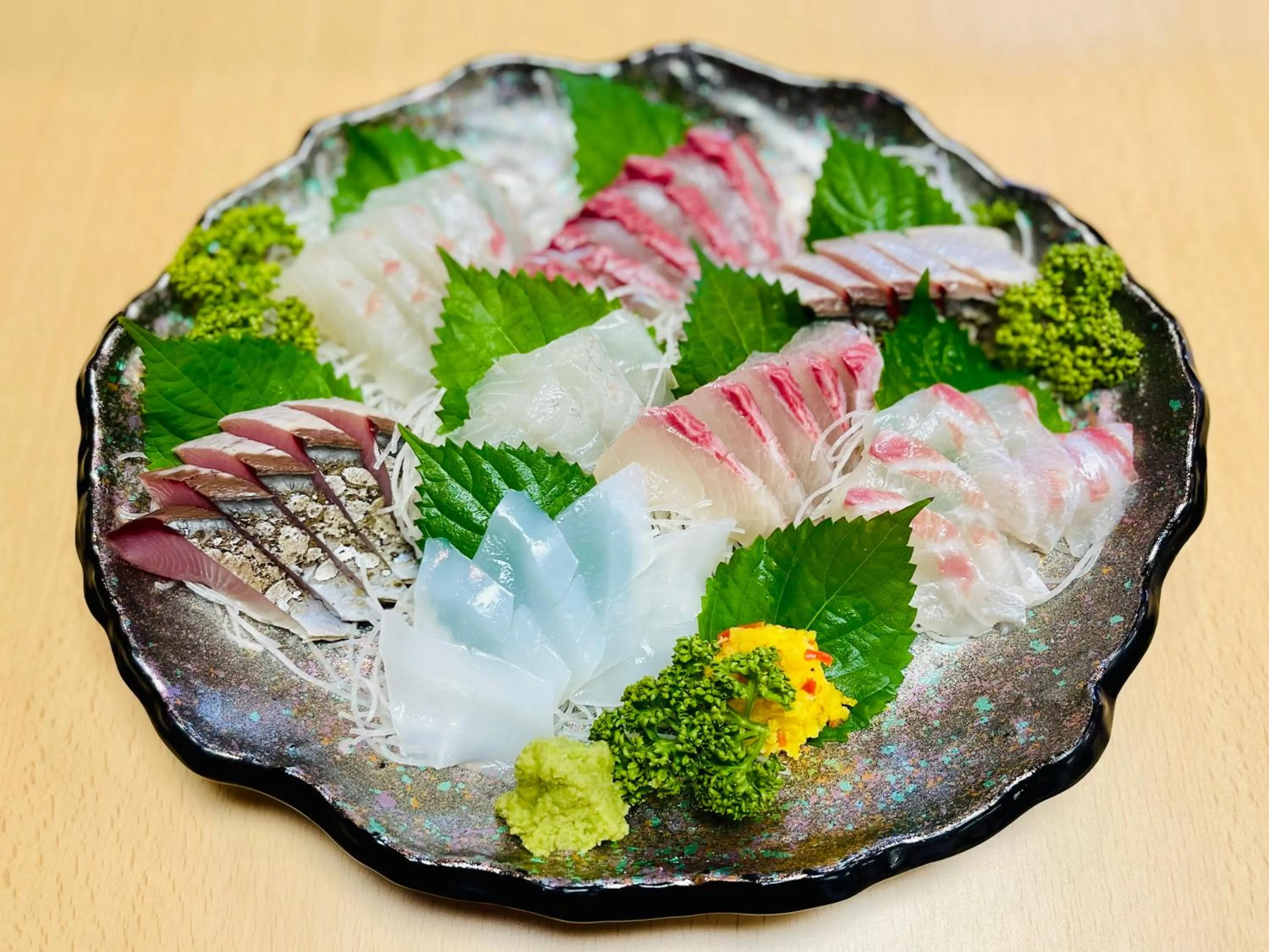 Food and drinks in Amakusa Onsen Hotel Shikisakikan