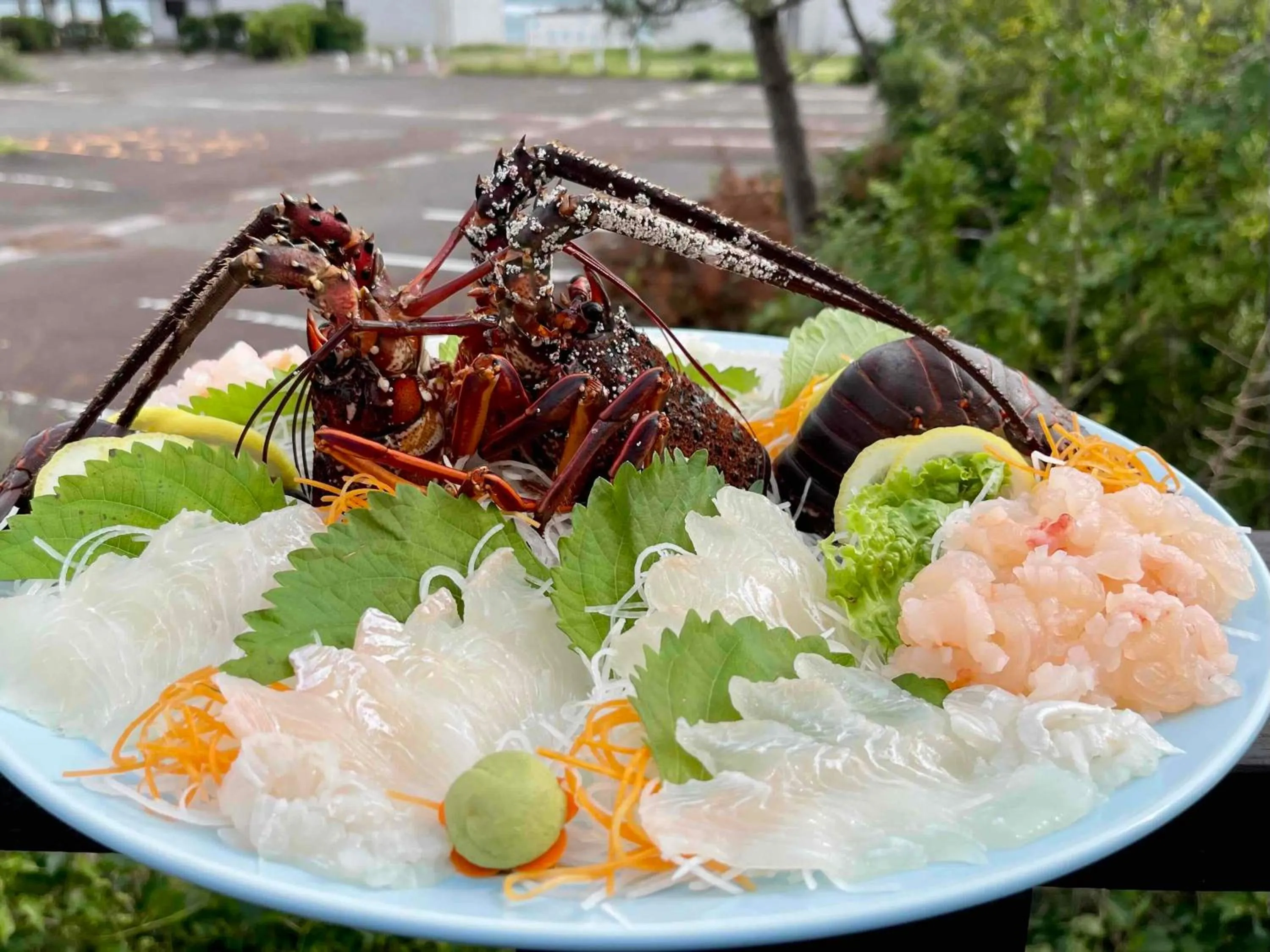 Food and drinks in Amakusa Onsen Hotel Shikisakikan