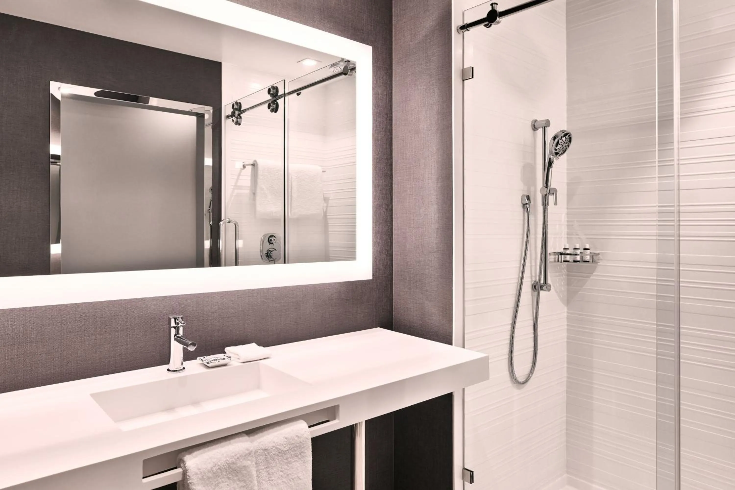 Bathroom in AC Hotel by Marriott Nashville Brentwood