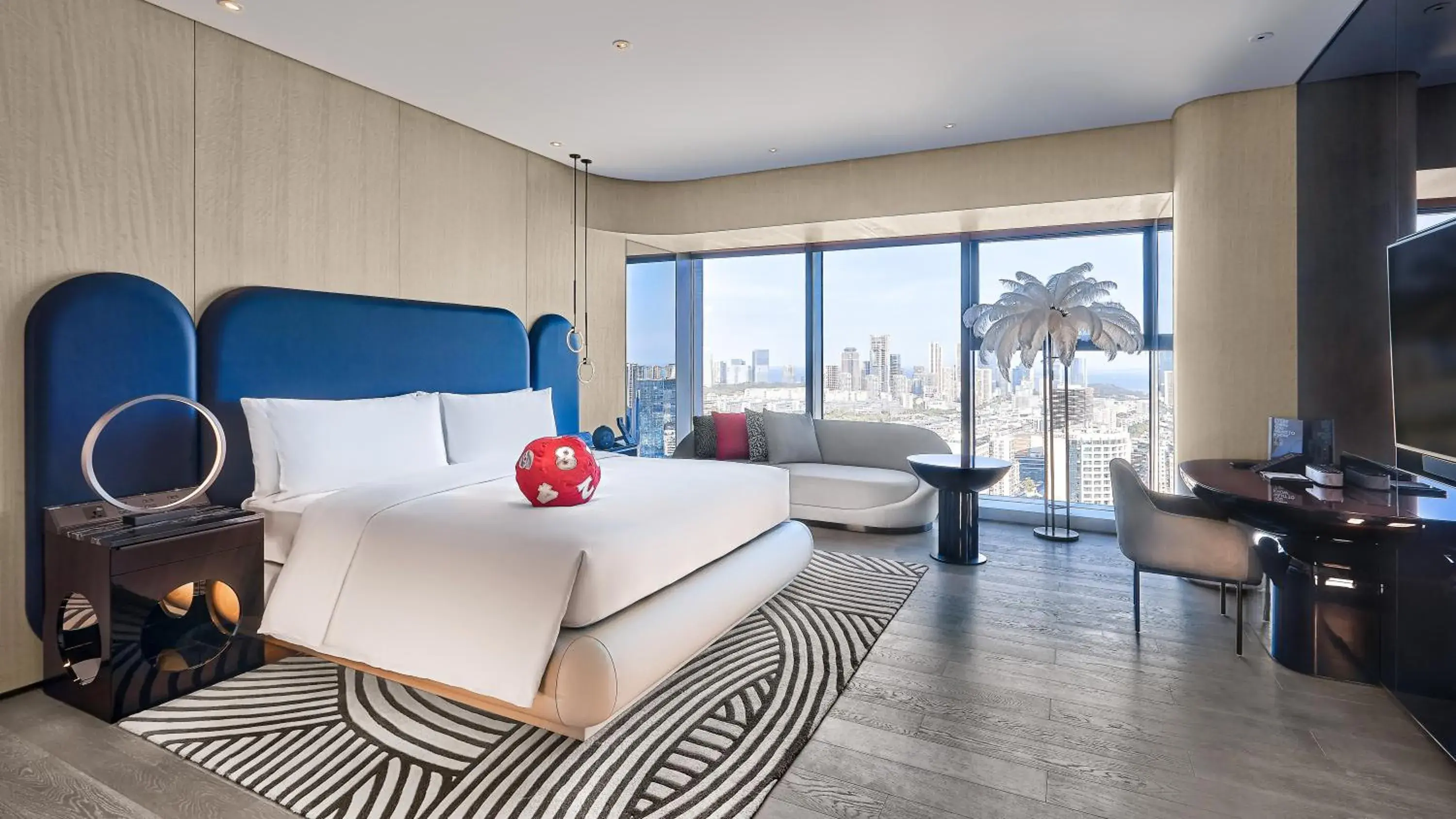 Spectacular King Room,Partial ocean view(Mini-bar soft drink) in W-Xiamen Spectacular King Room,Partial ocean view(Mini-bar soft drink) in W-Xiamen