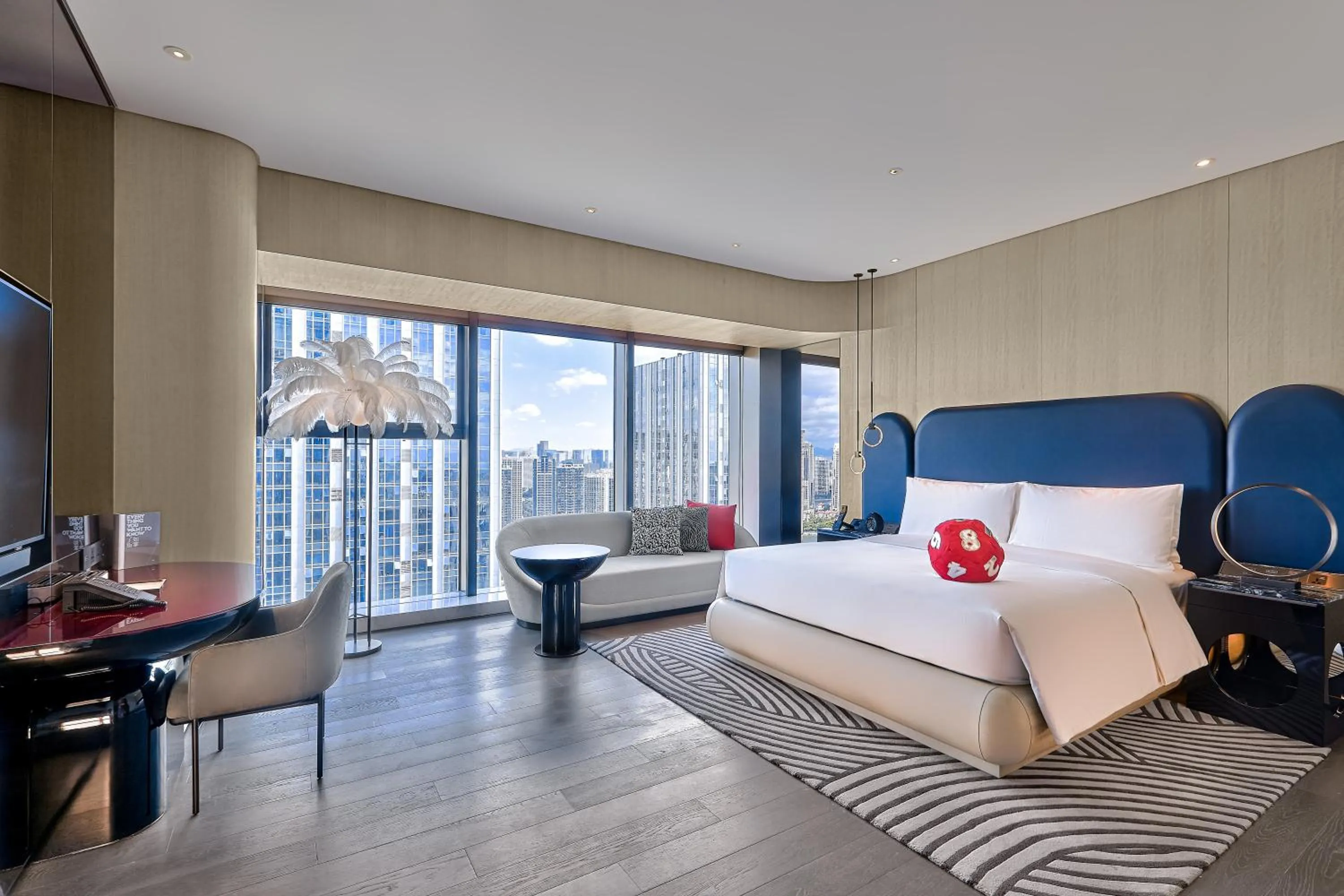 Photo of the whole room, Bed in W-Xiamen