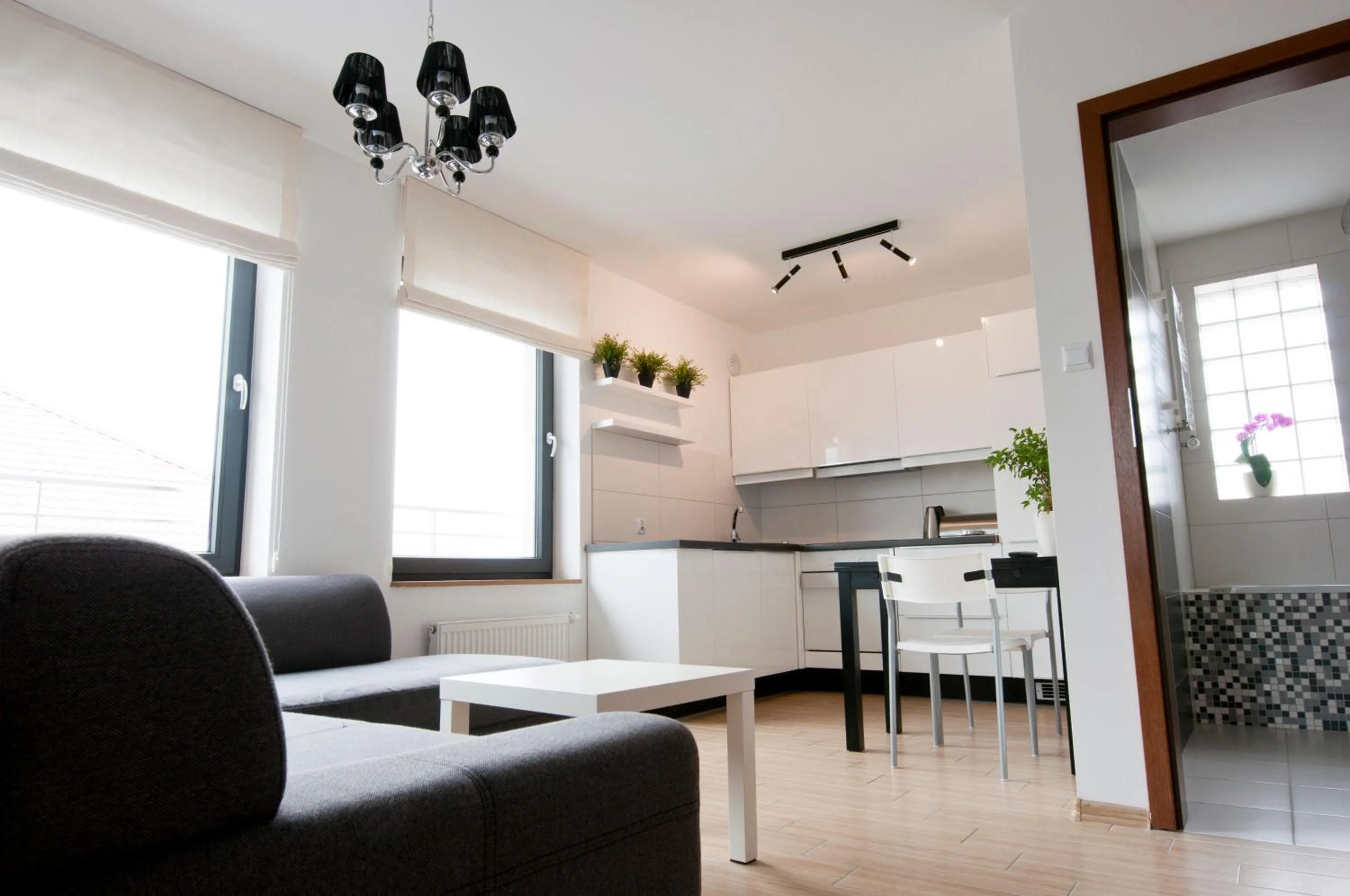 Kitchen or kitchenette in Apartamenty Mesa Grill Restaurant Cafe