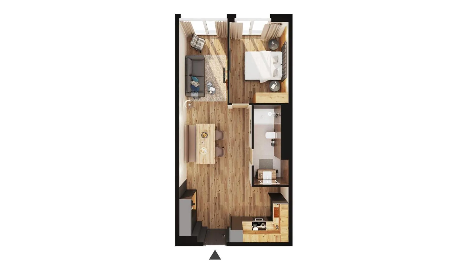 Floor plan in REMIND Apartements Brixental