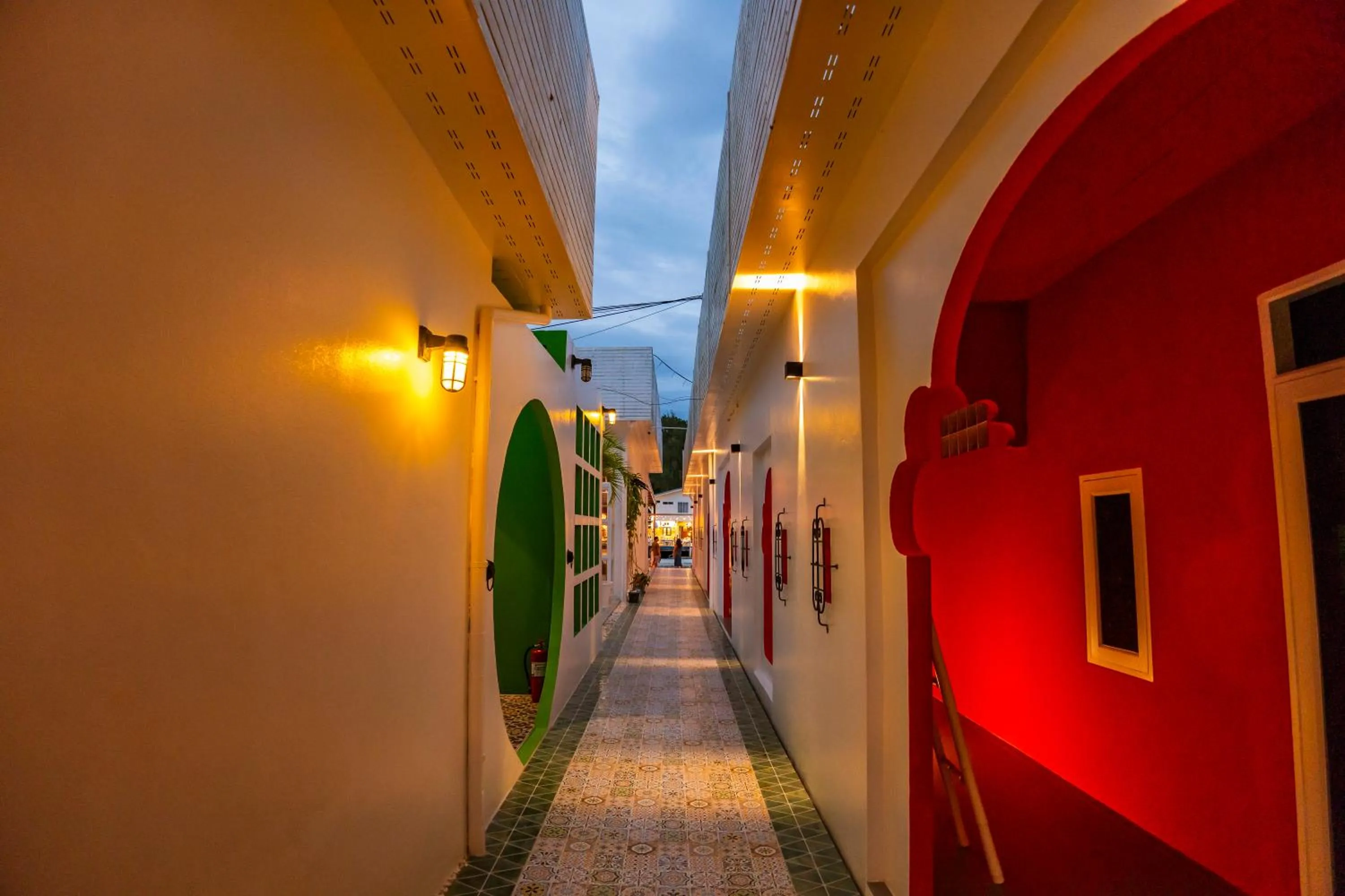 Facade/entrance in Watercolours