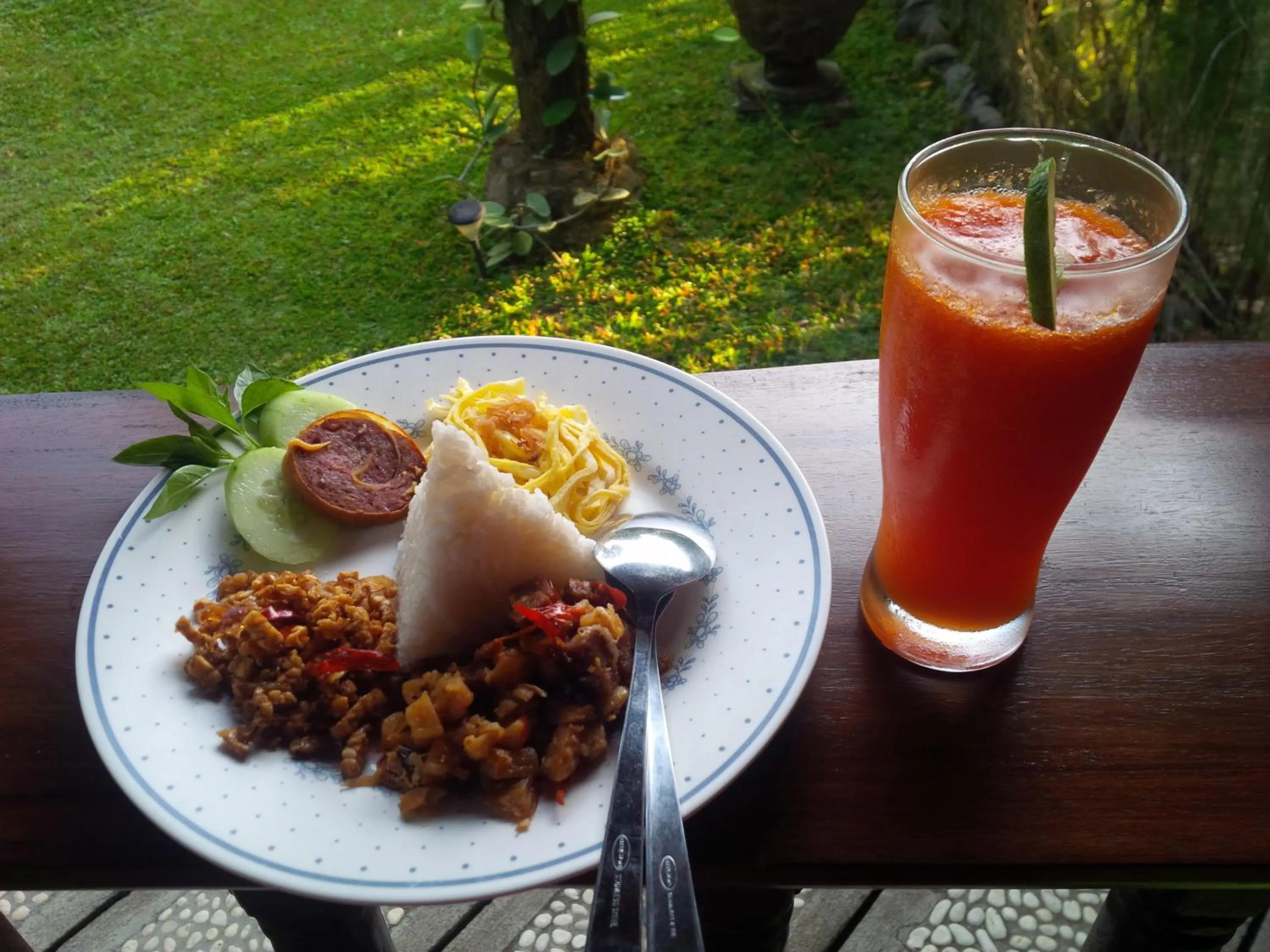 Food close-up in Omah Garengpoeng Guest House