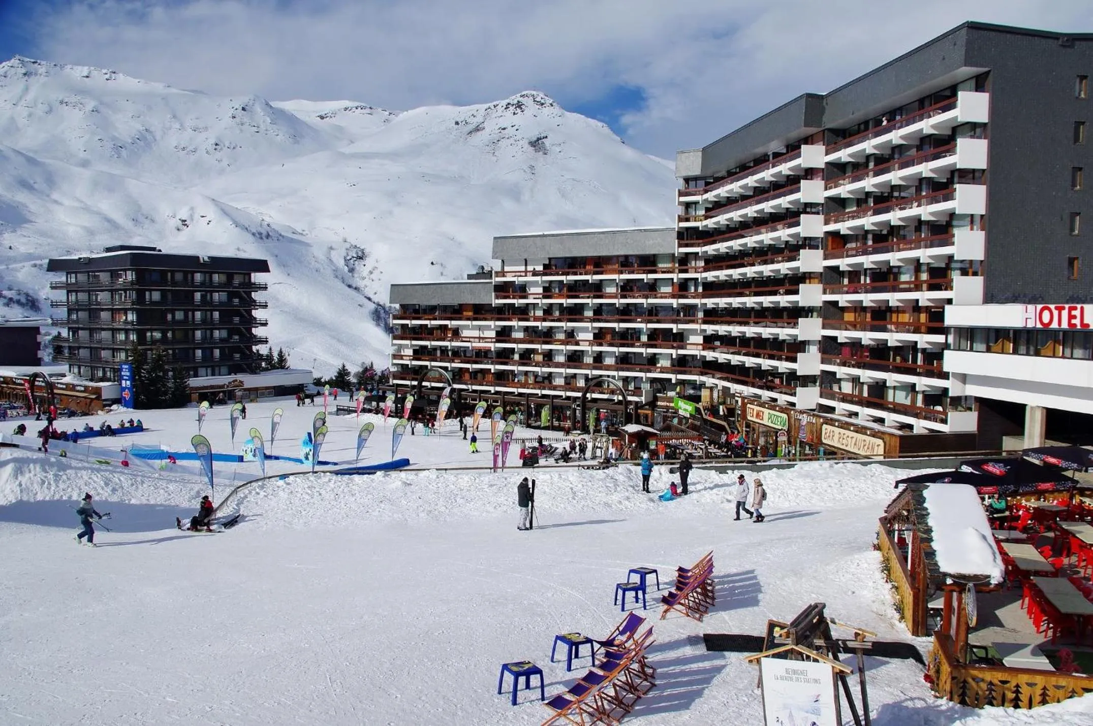 Skiing in Résidence Lac du Lou