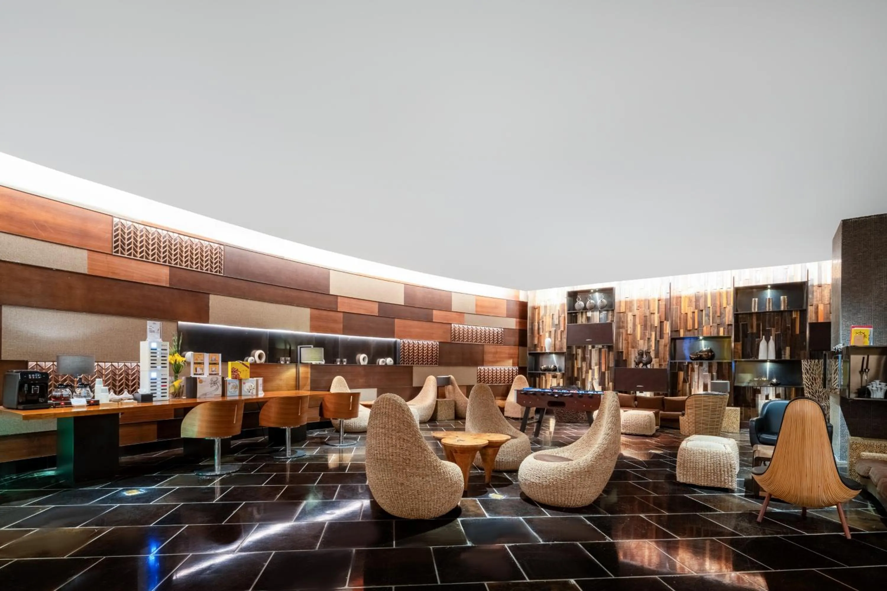 Lobby or reception in The Mulian Hotel Guangzhou Zhujiang New Town-Canton Fair Free Shuttle Bus