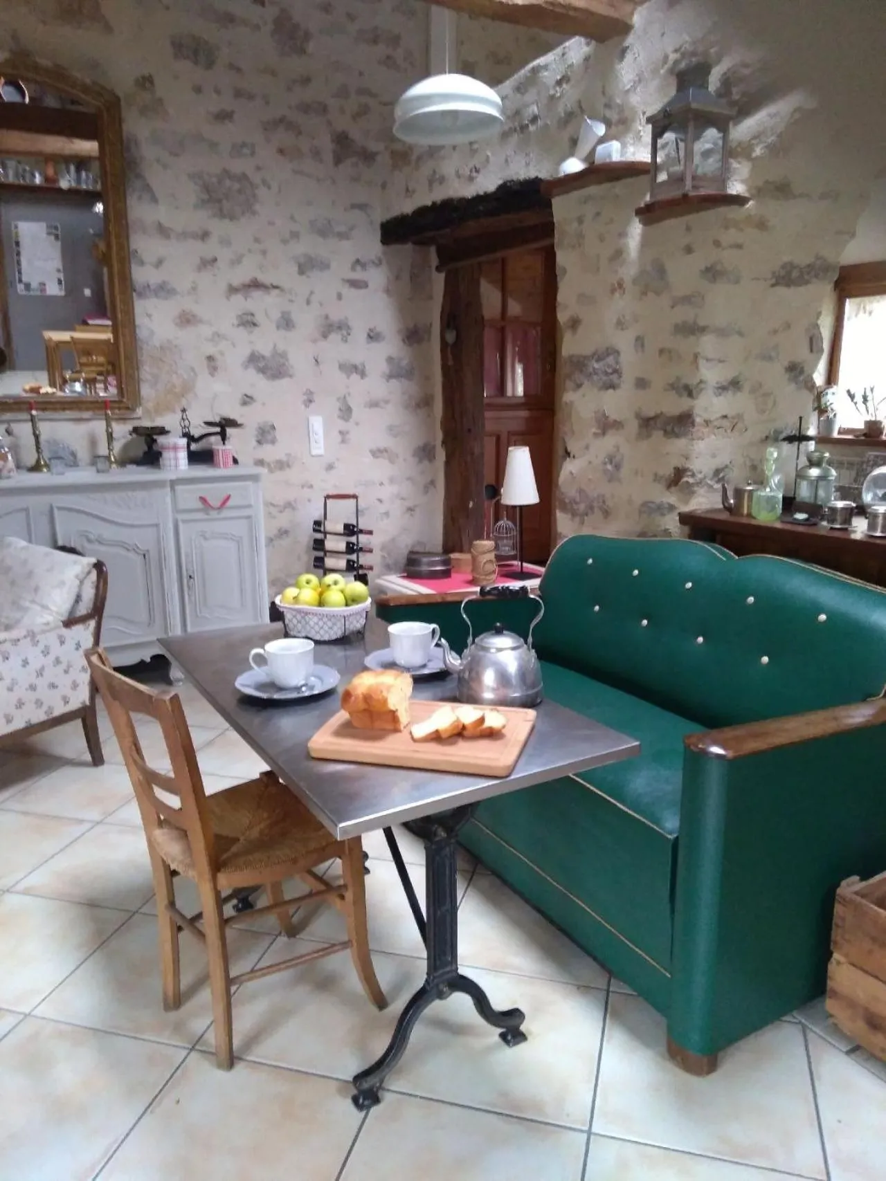 Living room in Chambres d'hôtes La Combe de Redoles