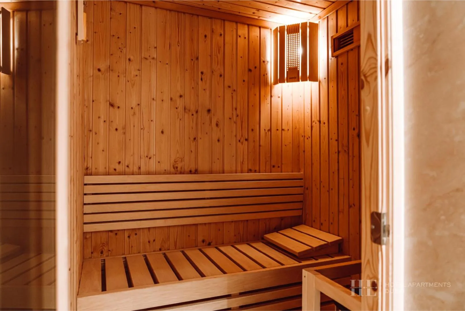 Sauna in HE Hotel Apartments